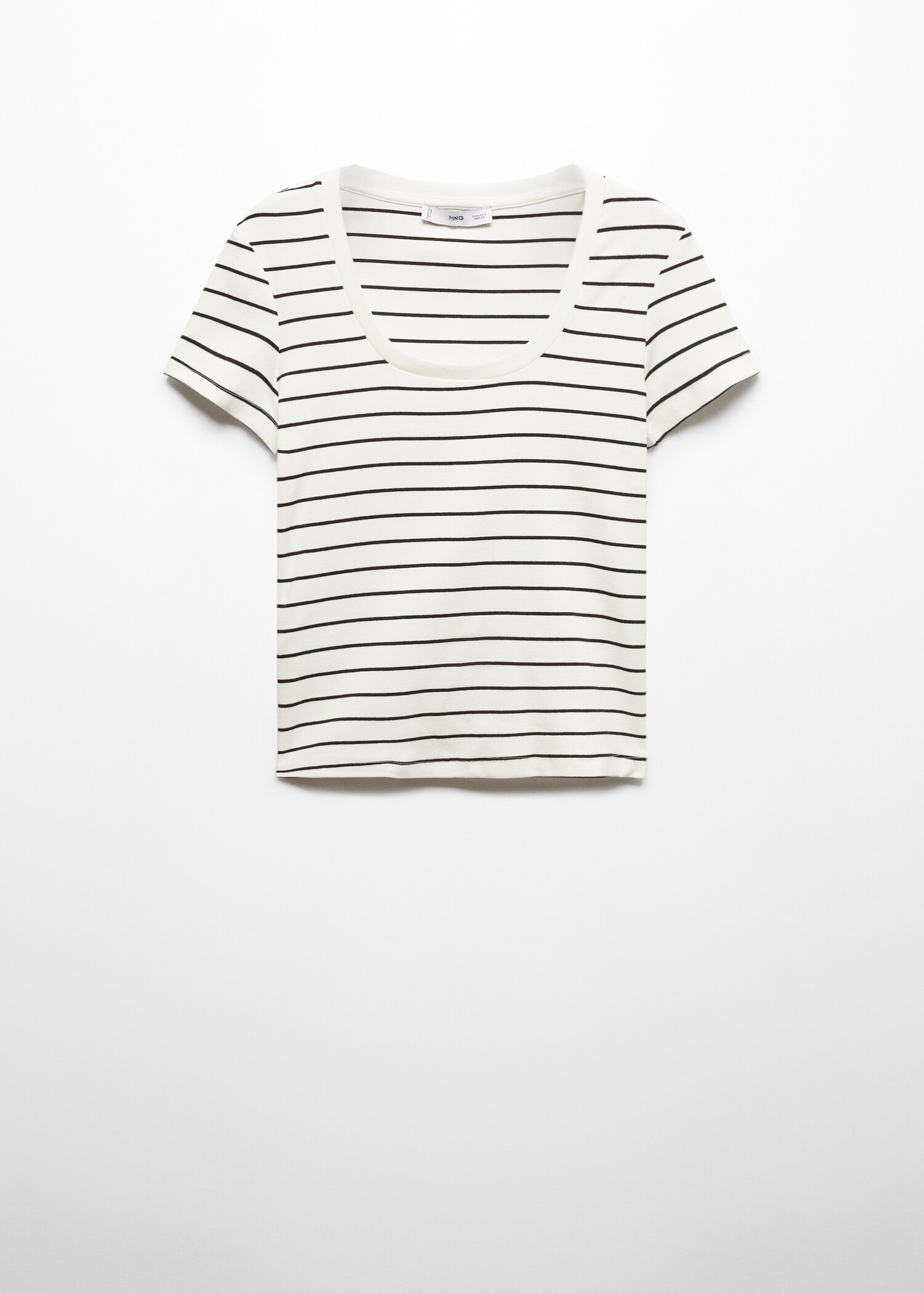 Printed striped T-shirt - Article without model