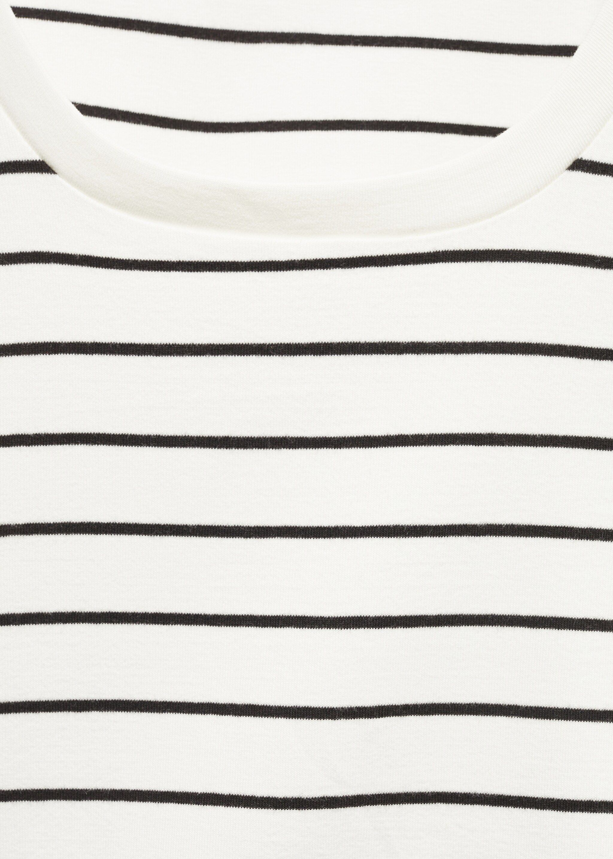 T-shirt à rayures en coton - Détail de l'article 8