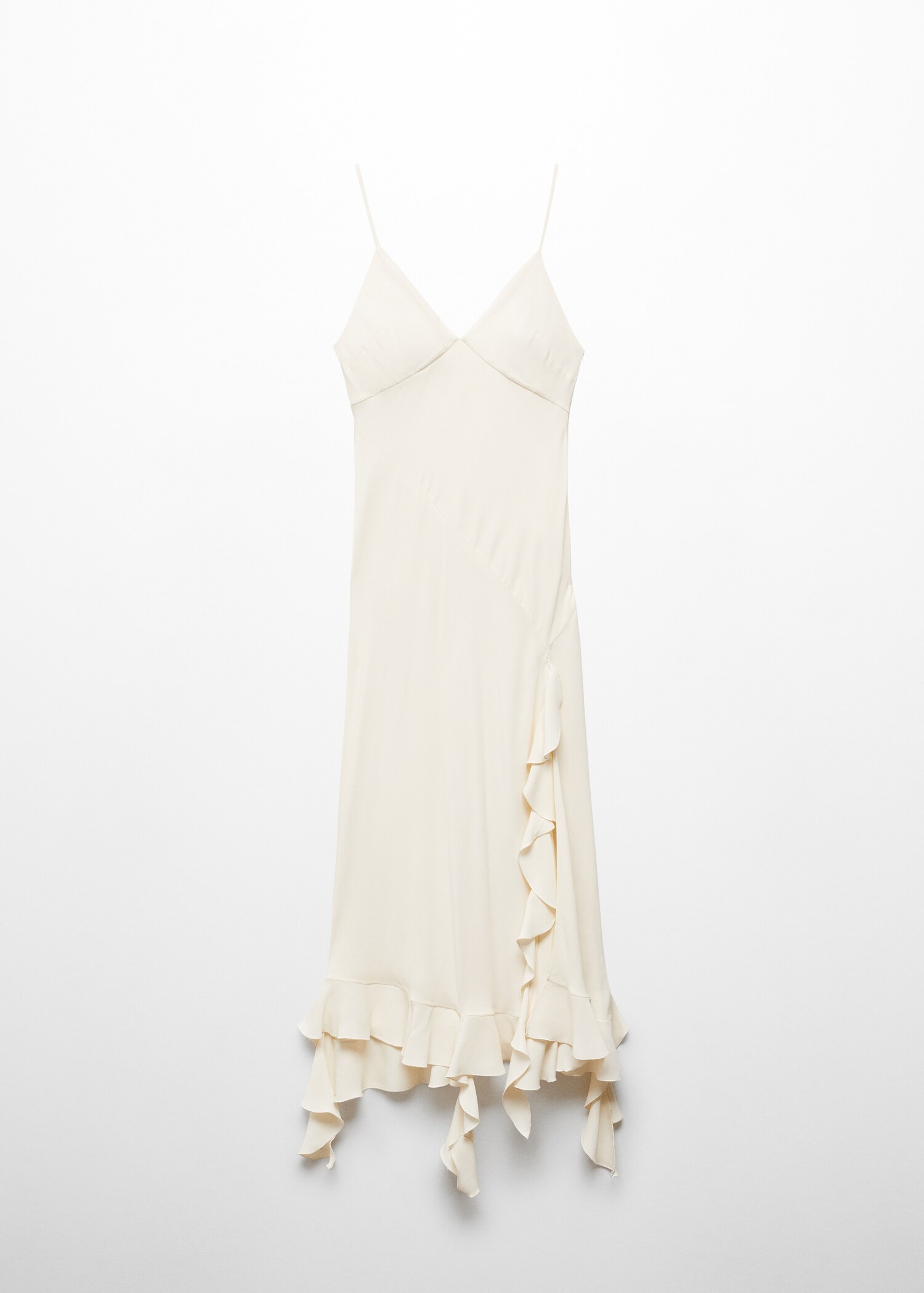 Asymmetric ruffled dress - Article without model
