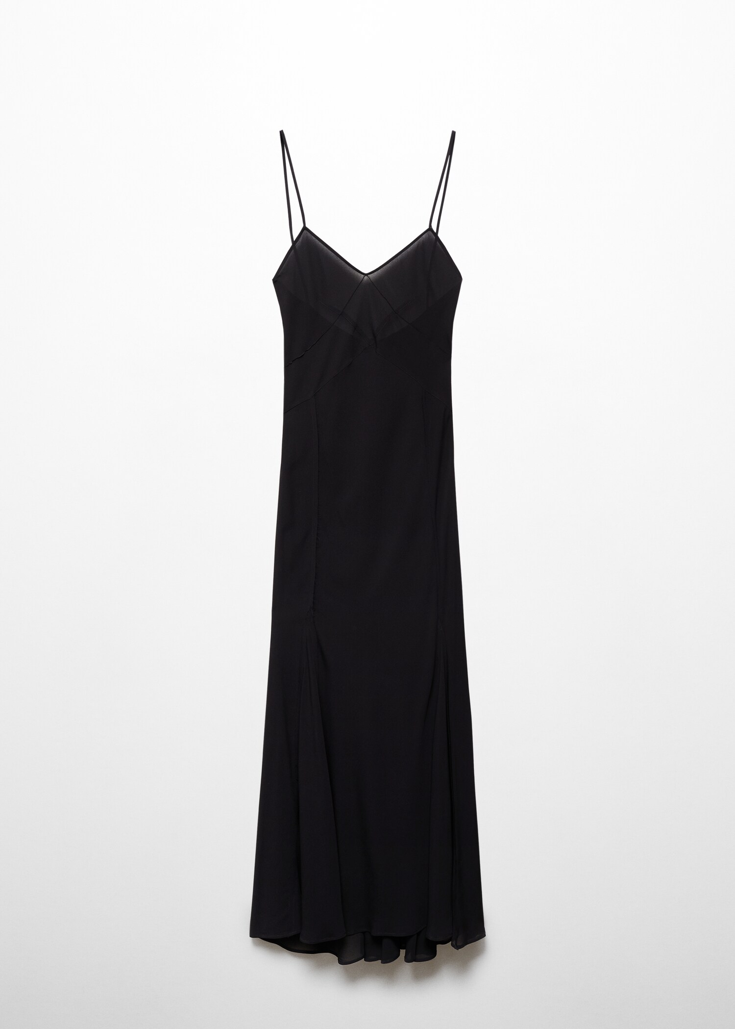 Kleid in Godet-Form mit Ziernähten - Artikel ohne Model
