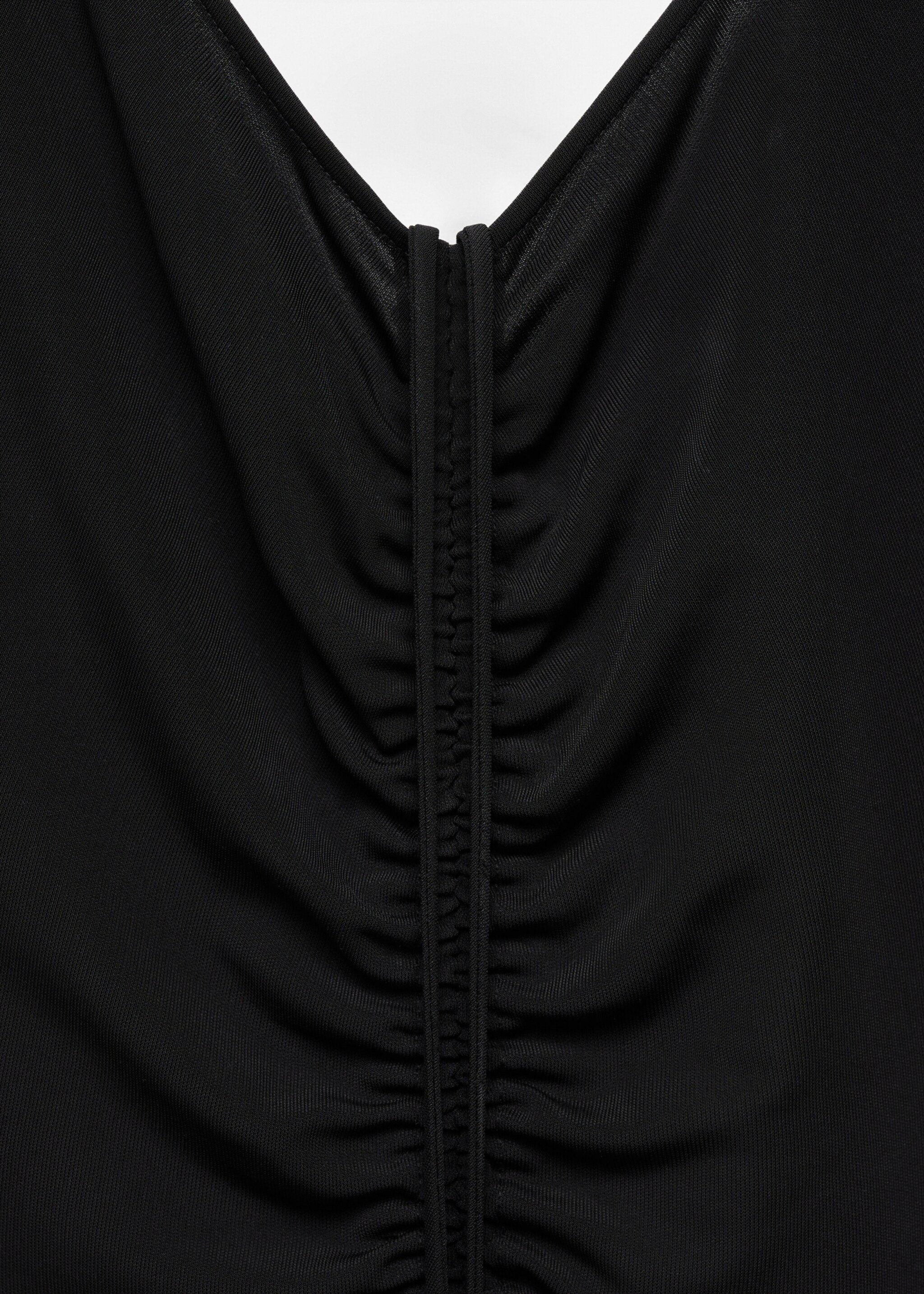 Knitted dress with gathered detail - Details of the article 8