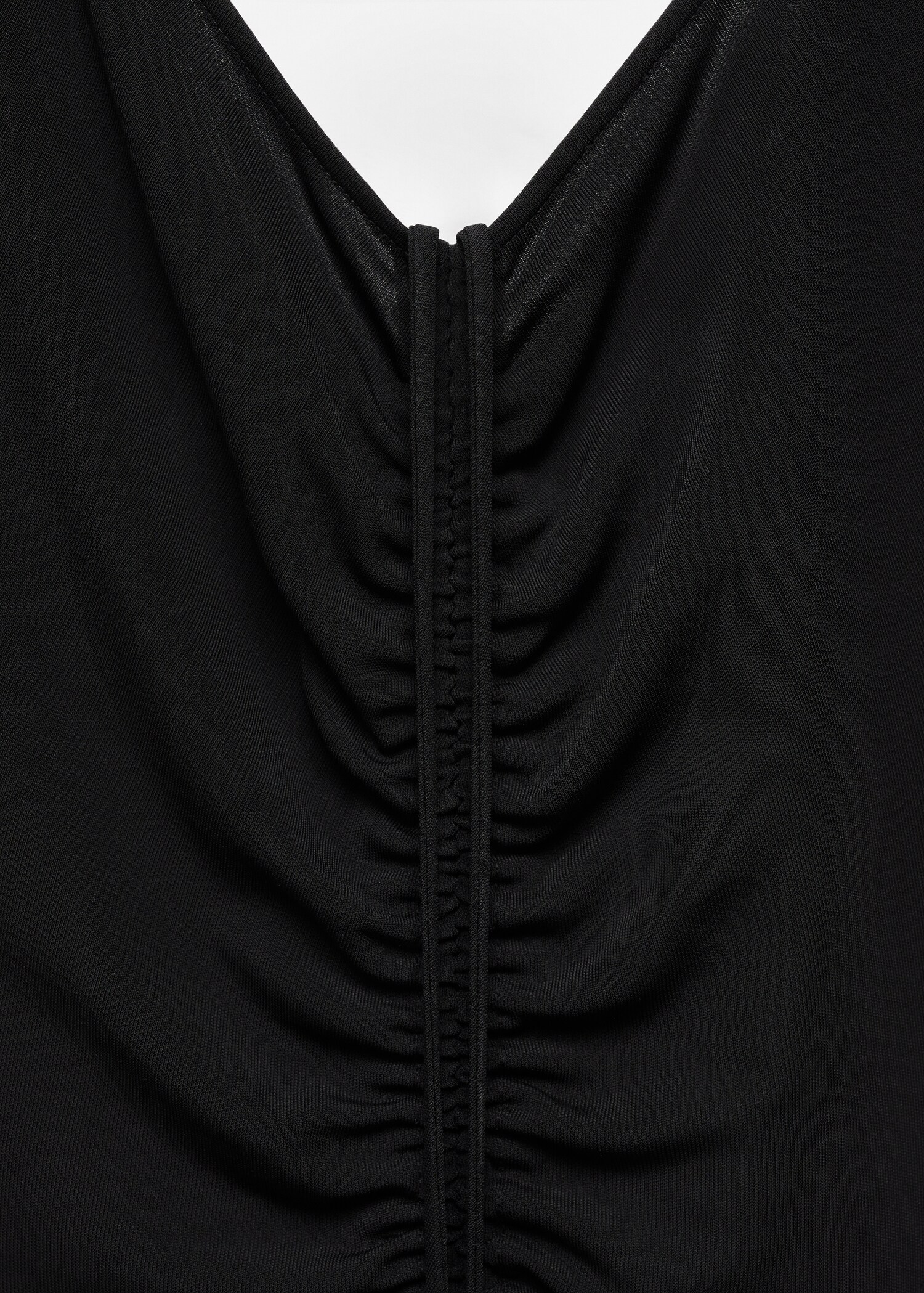 Knitted dress with gathered detail - Details of the article 8