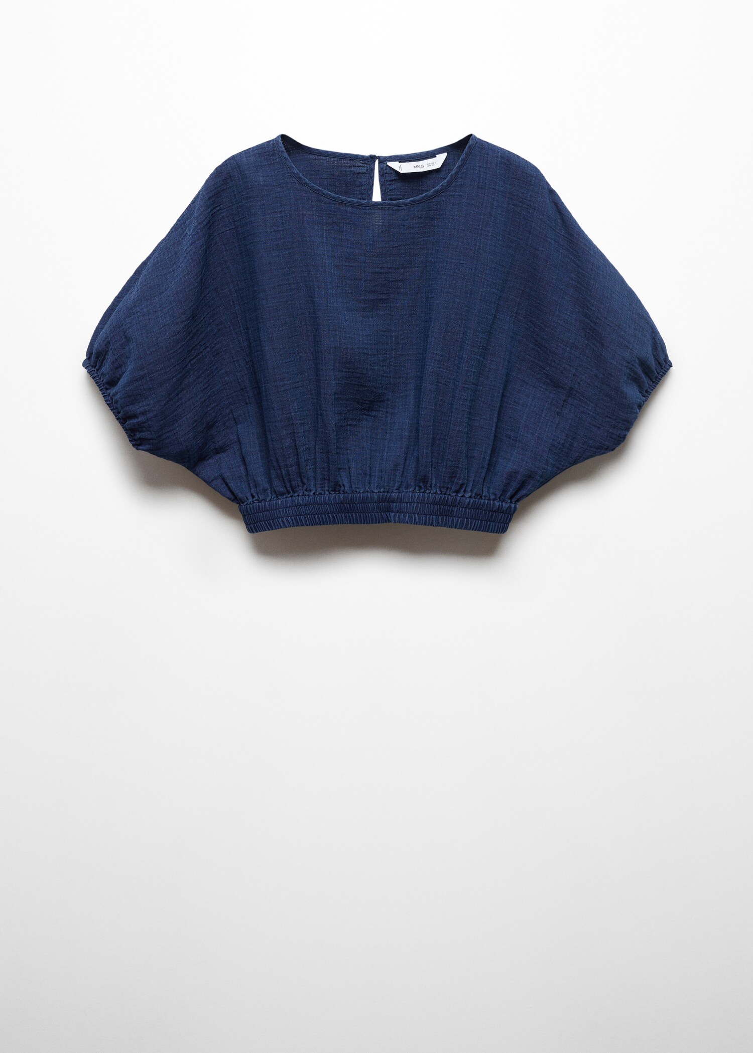 Top coton manches bouffantes - Article sans modèle