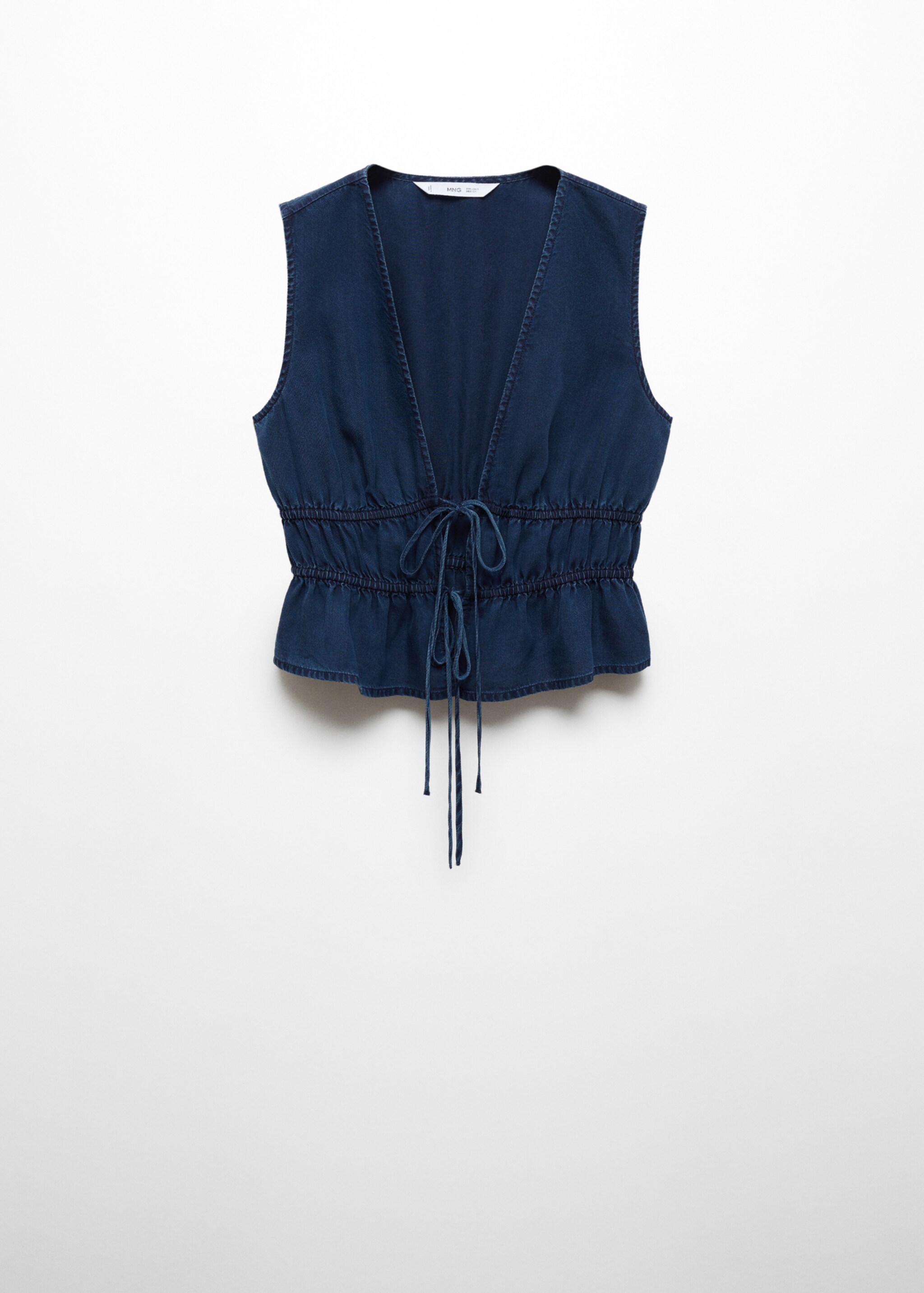 Ruffled top with bows - Article without model