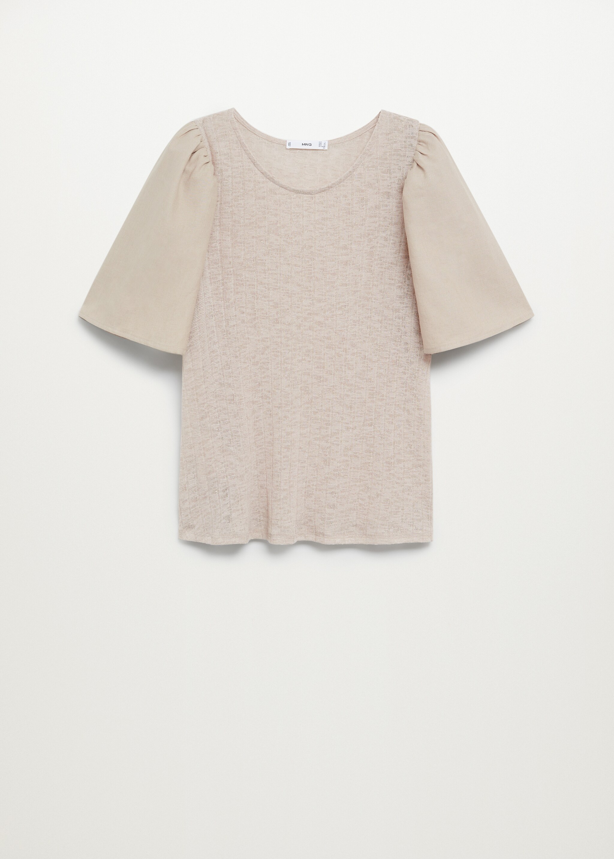 Blusa manga abullonada - Artículo sin modelo