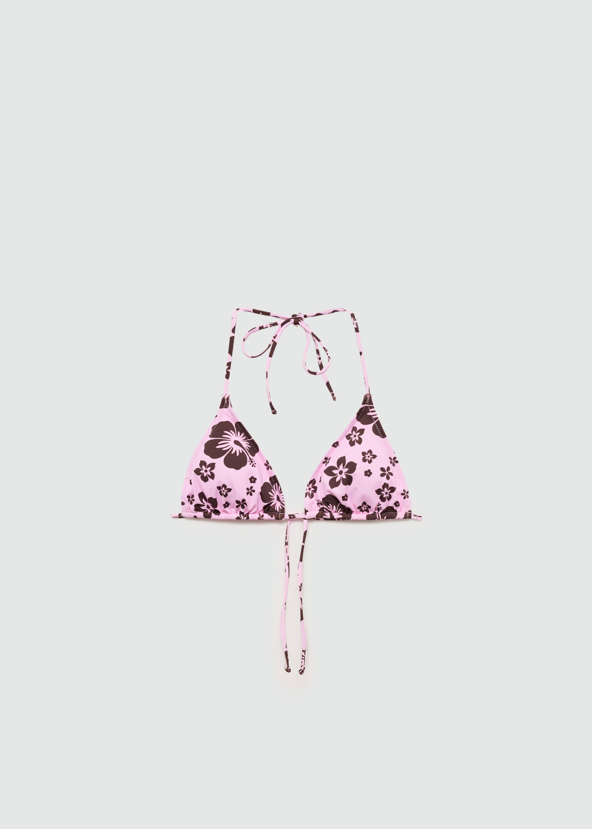 Floral-print bikini top - Article without model