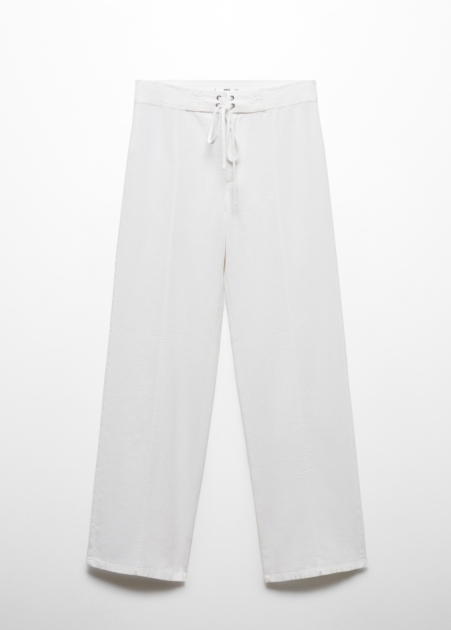Mango Outlet Pantalones Blancos En Mango Combinar Pantalon