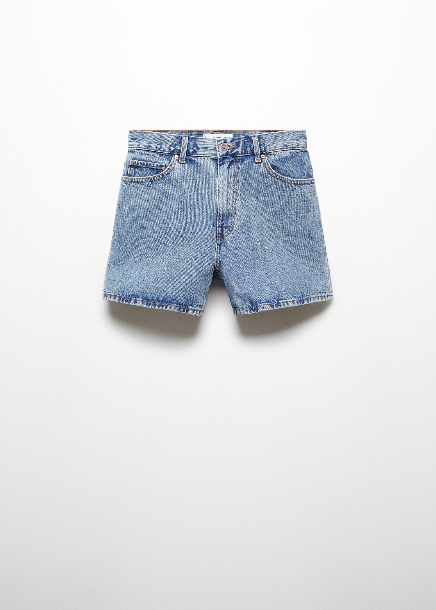 High-rise denim shorts - Article without model