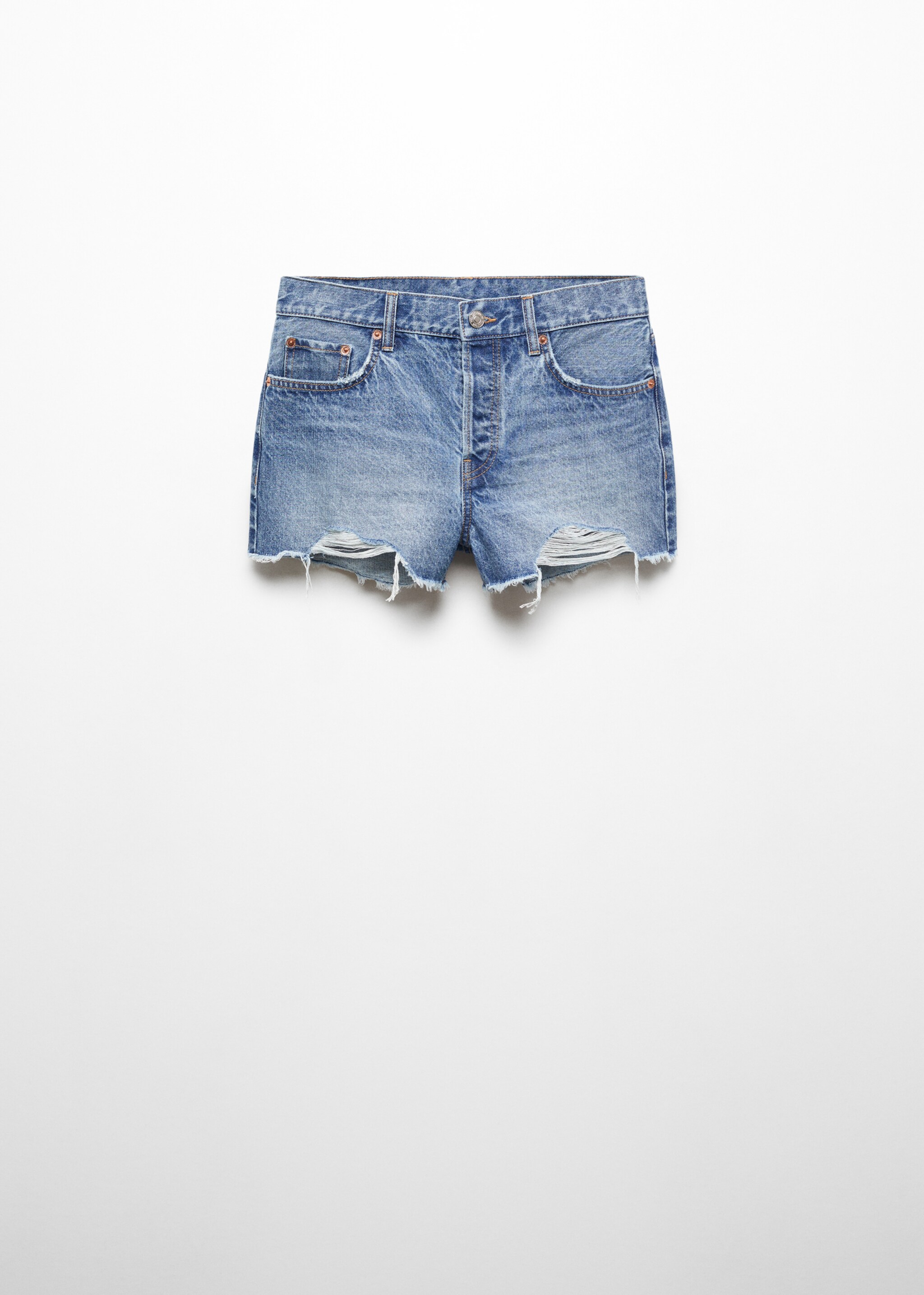 Broken denim shorts - Article without model, Medium Blue. Ref: 67020257-00.