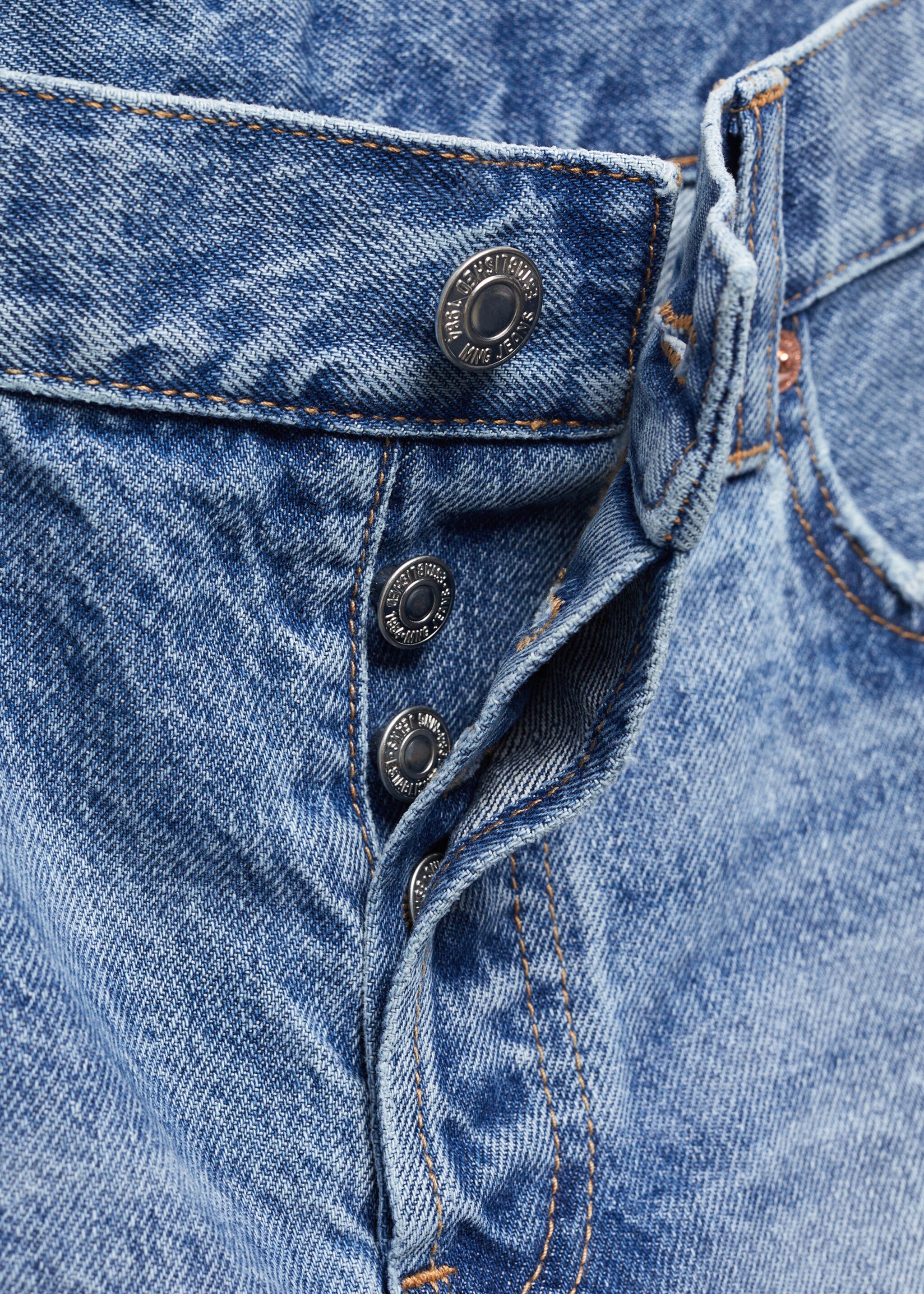 Broken denim shorts - Details of the article 8, Medium Blue. Ref: 67020257-00.