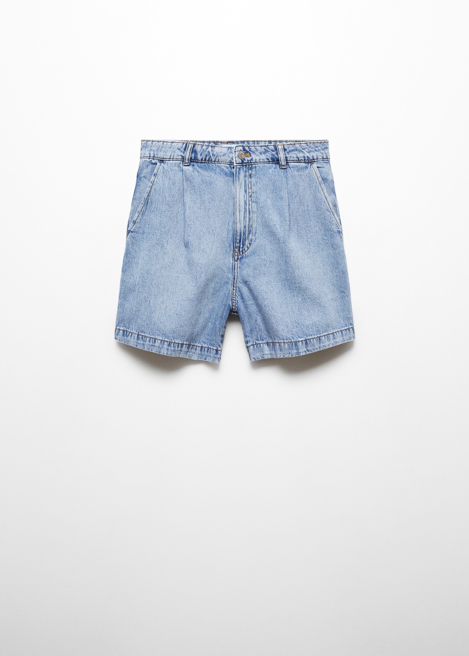 Slouchy denim shorts - Article without model