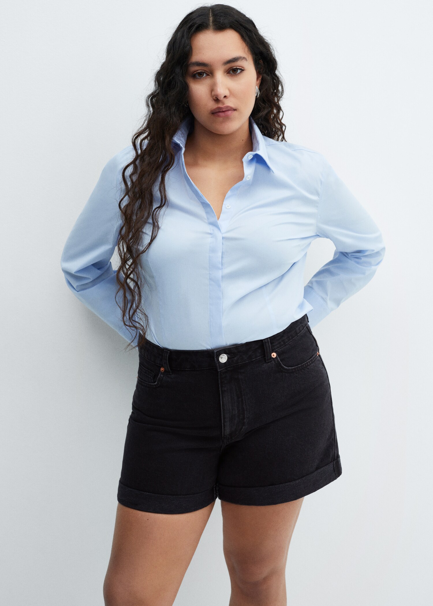 Shorts vaqueros mom-fit - Detalle del artículo 5