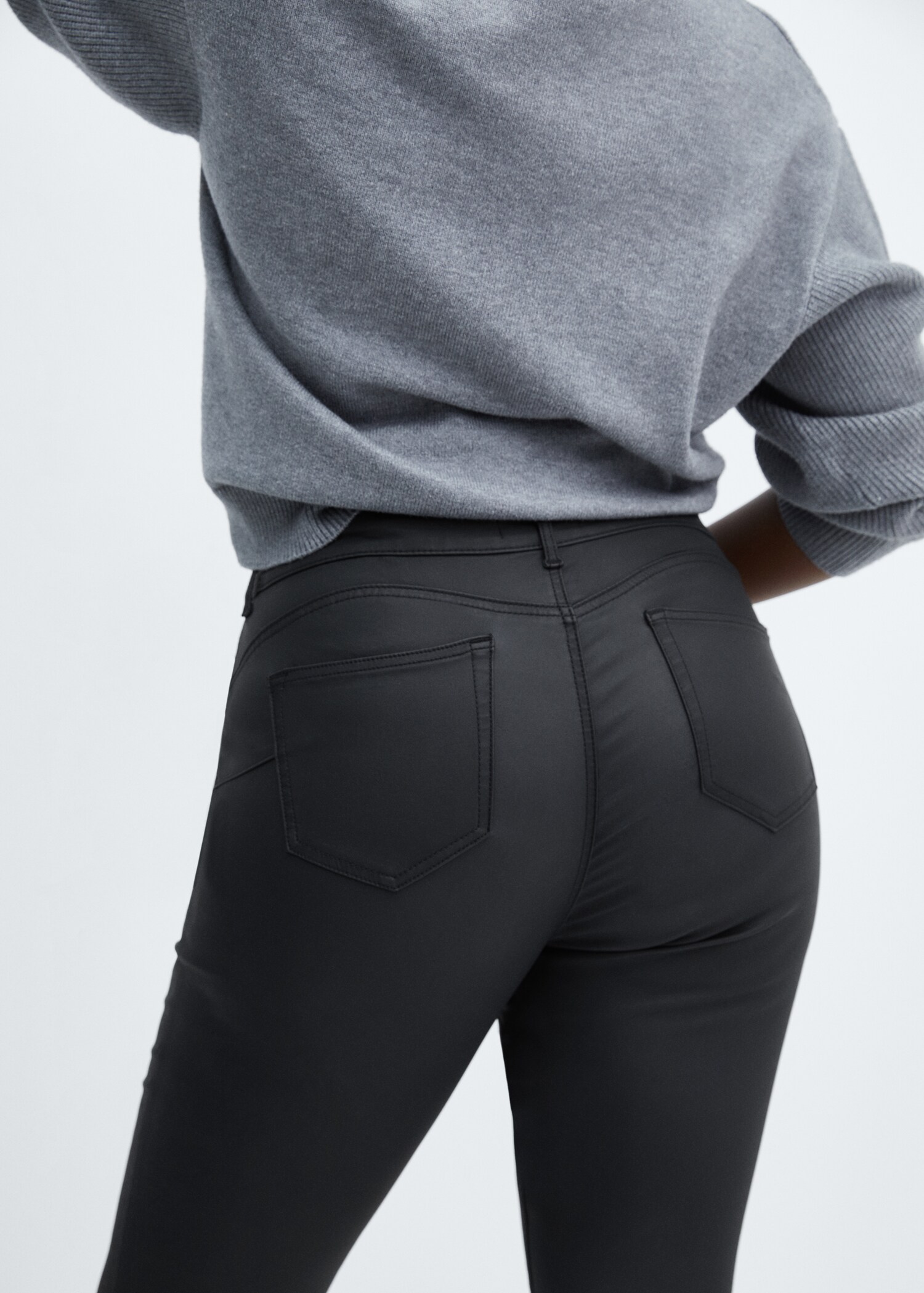 Gewachste Skinny-Push-Up-Jeans - Detail des Artikels 4