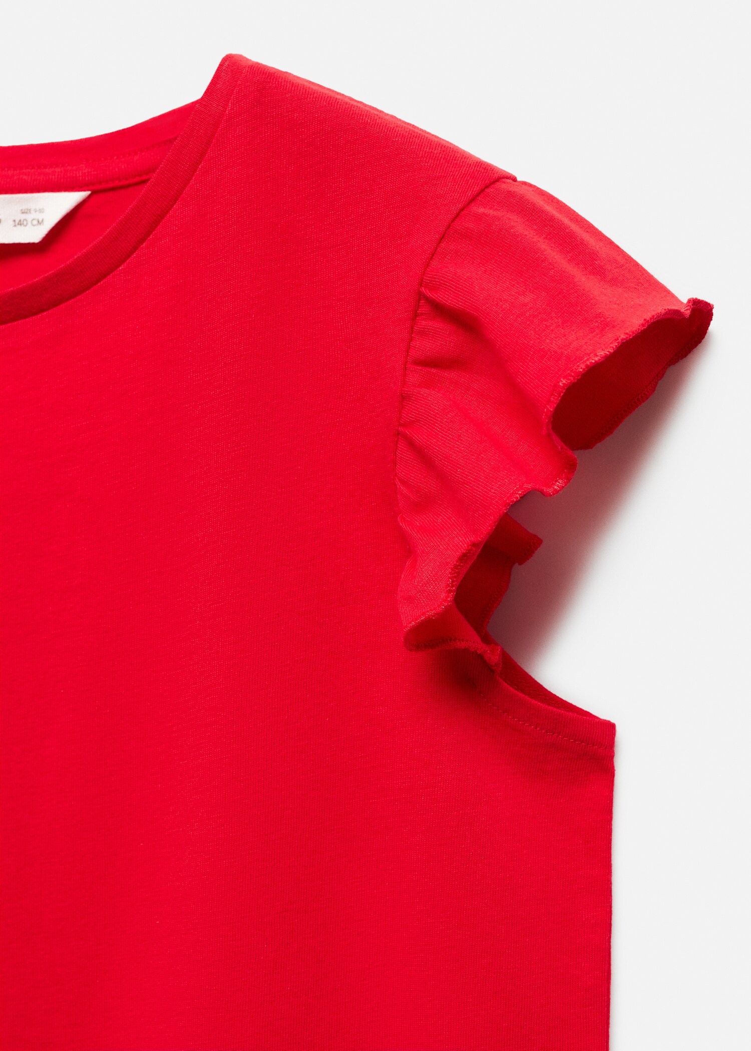 Short-sleeved ruffle t-shirt - Details of the article 8