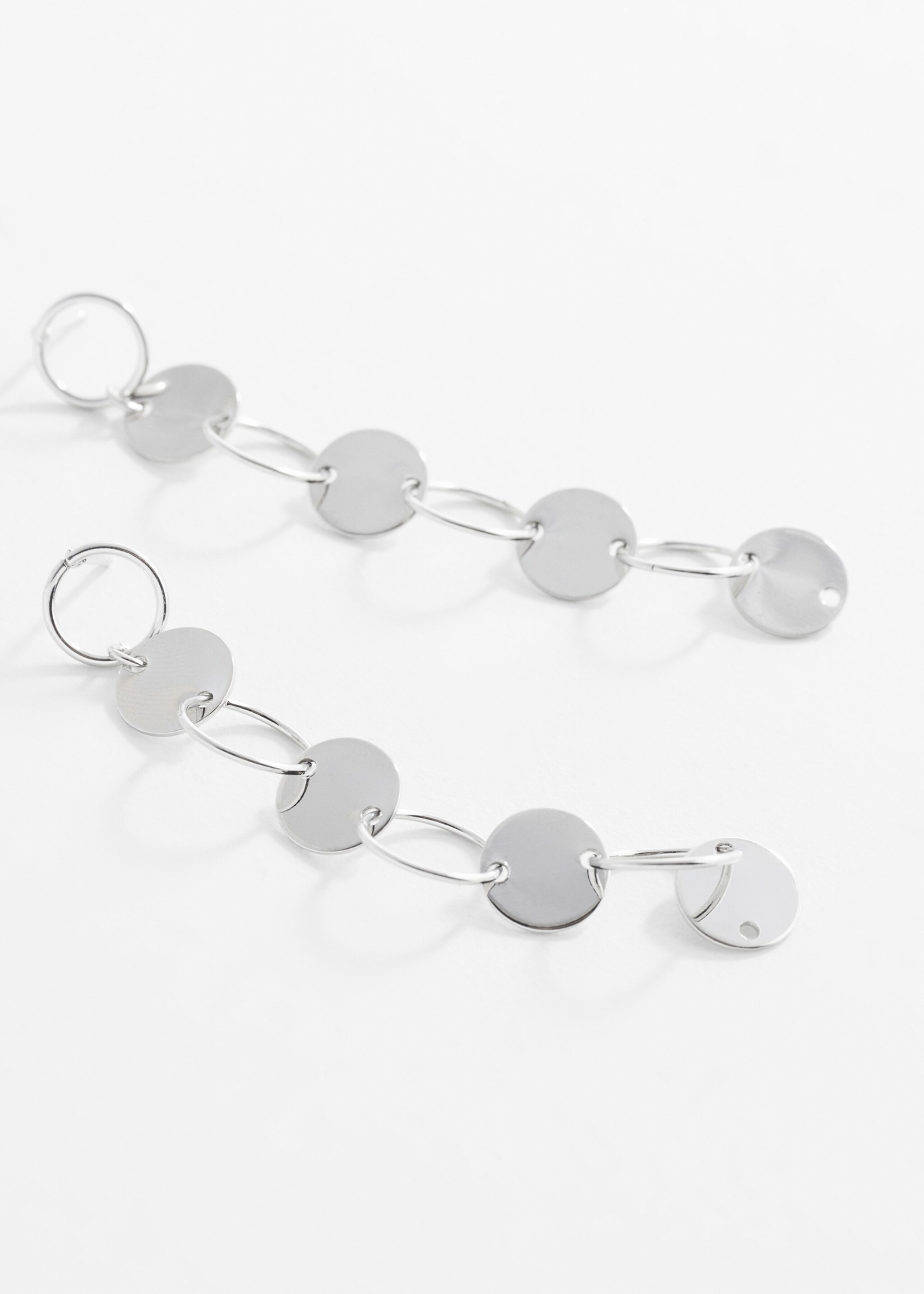 Long circle earrings - Medium plane