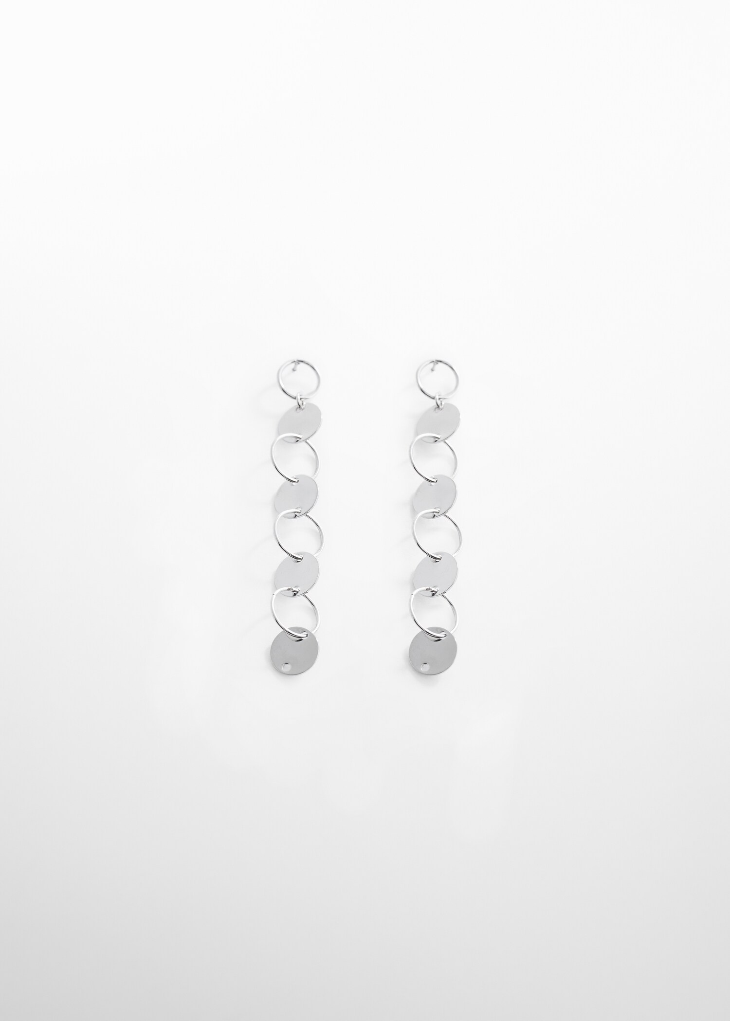 Pendientes largos círculos - Artículo sin modelo