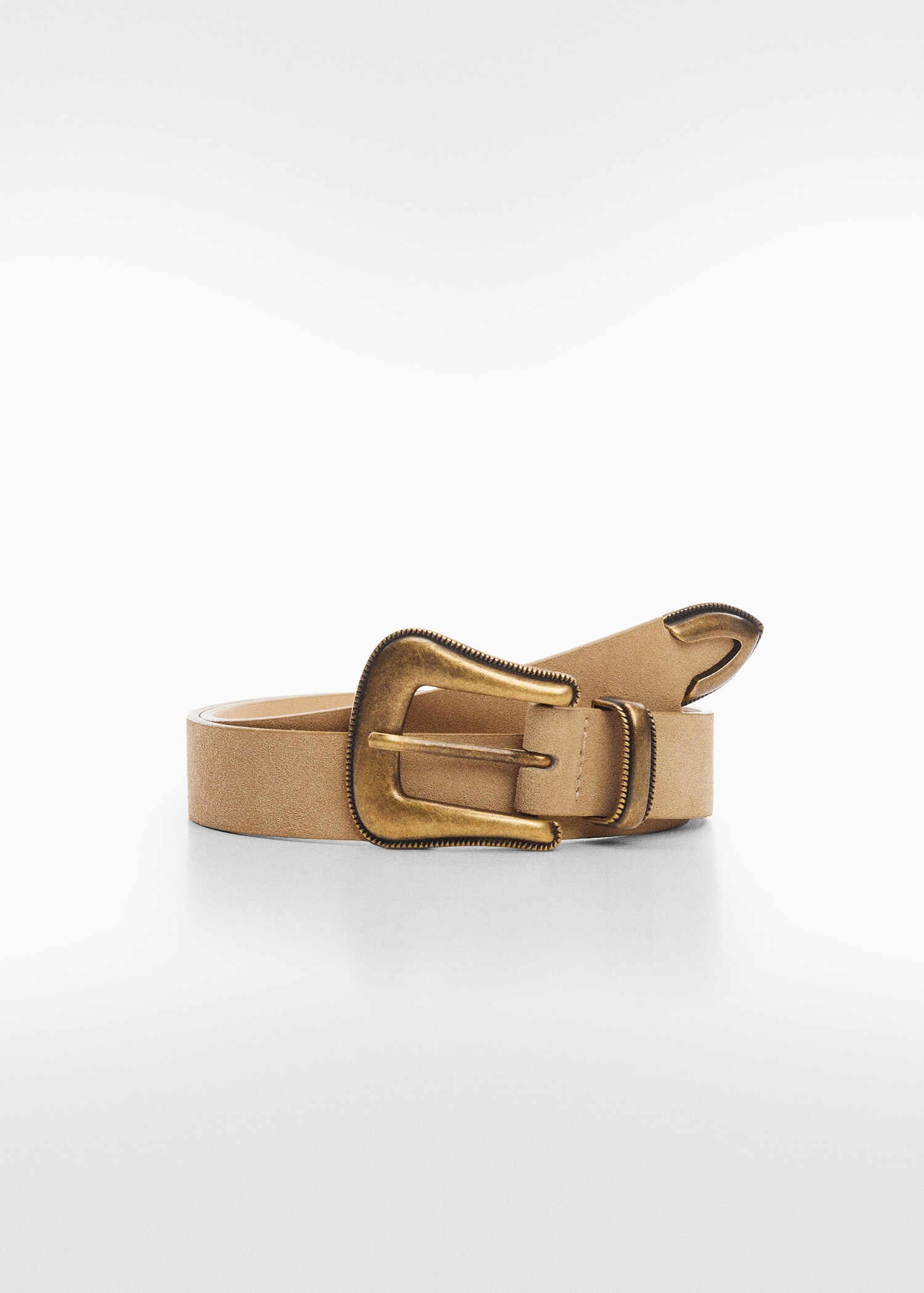 Ceinture cuir boucle - Article sans modèle