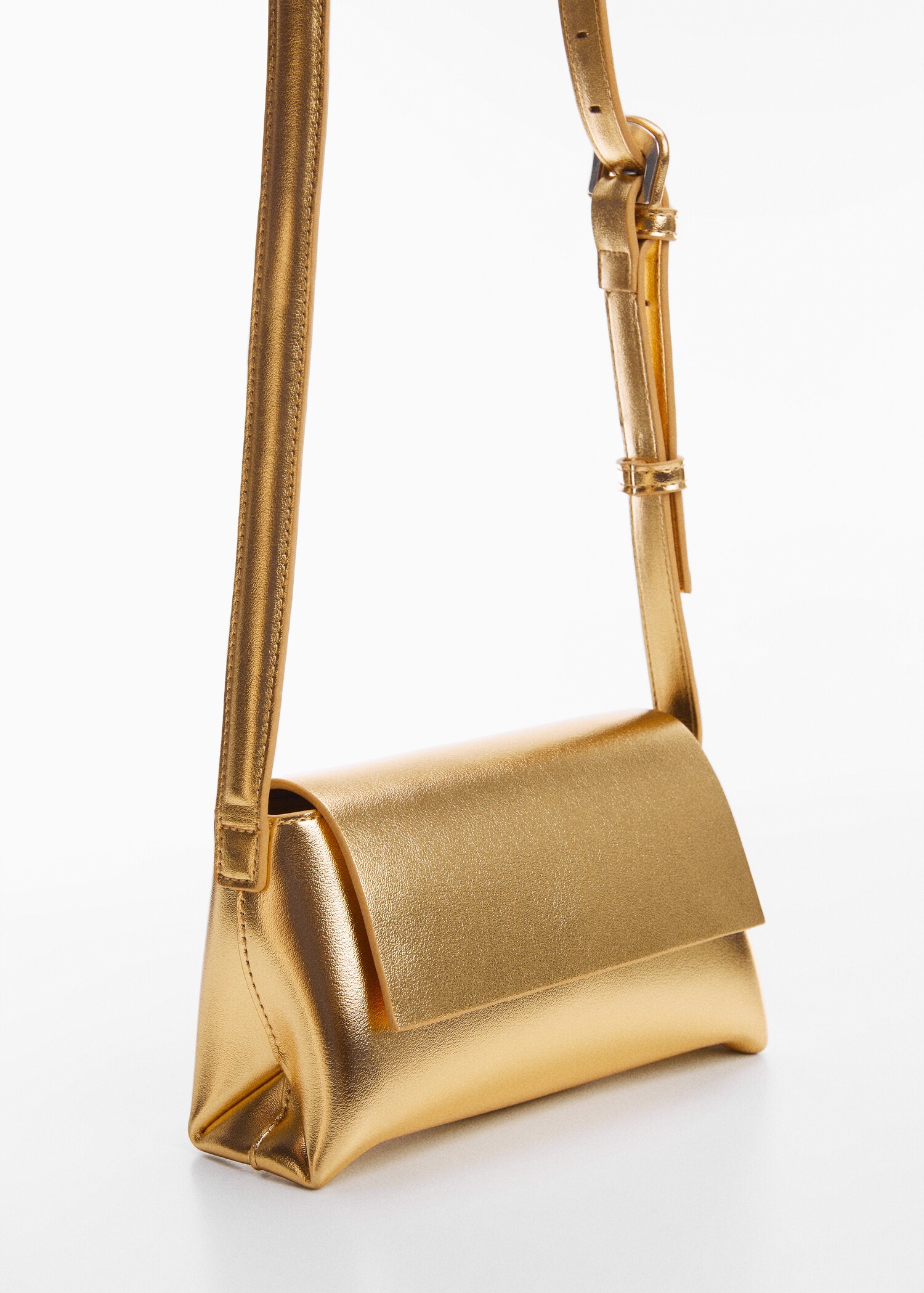 Crossbody bag with flap - Medium plane
