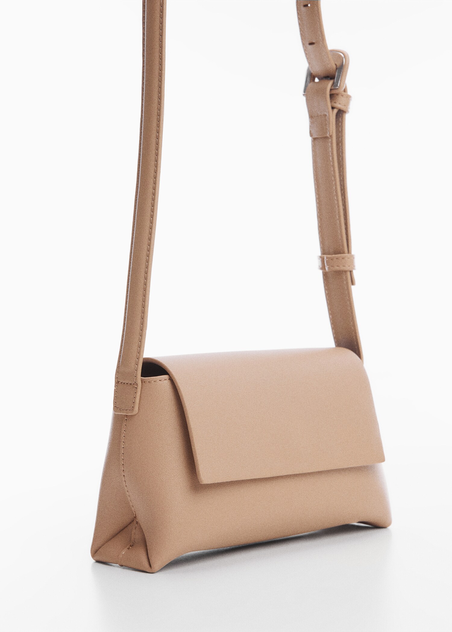 Crossbody bag with flap - Medium plane