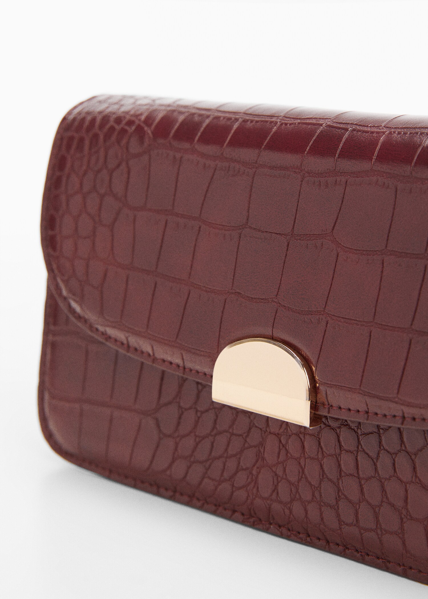 Animal print effect chain bag - Details of the article 2