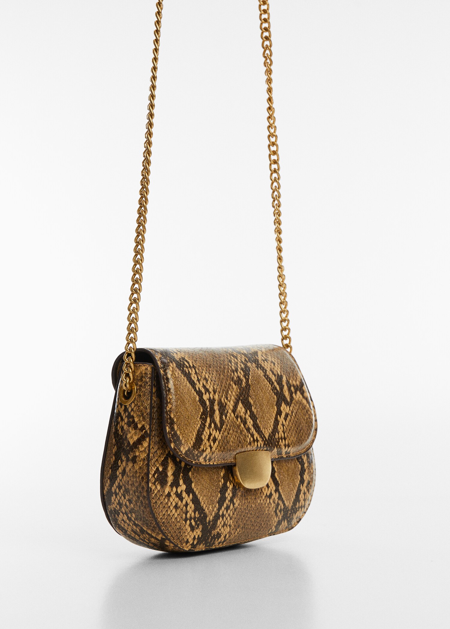 Crossbody bag with flap - Medium plane