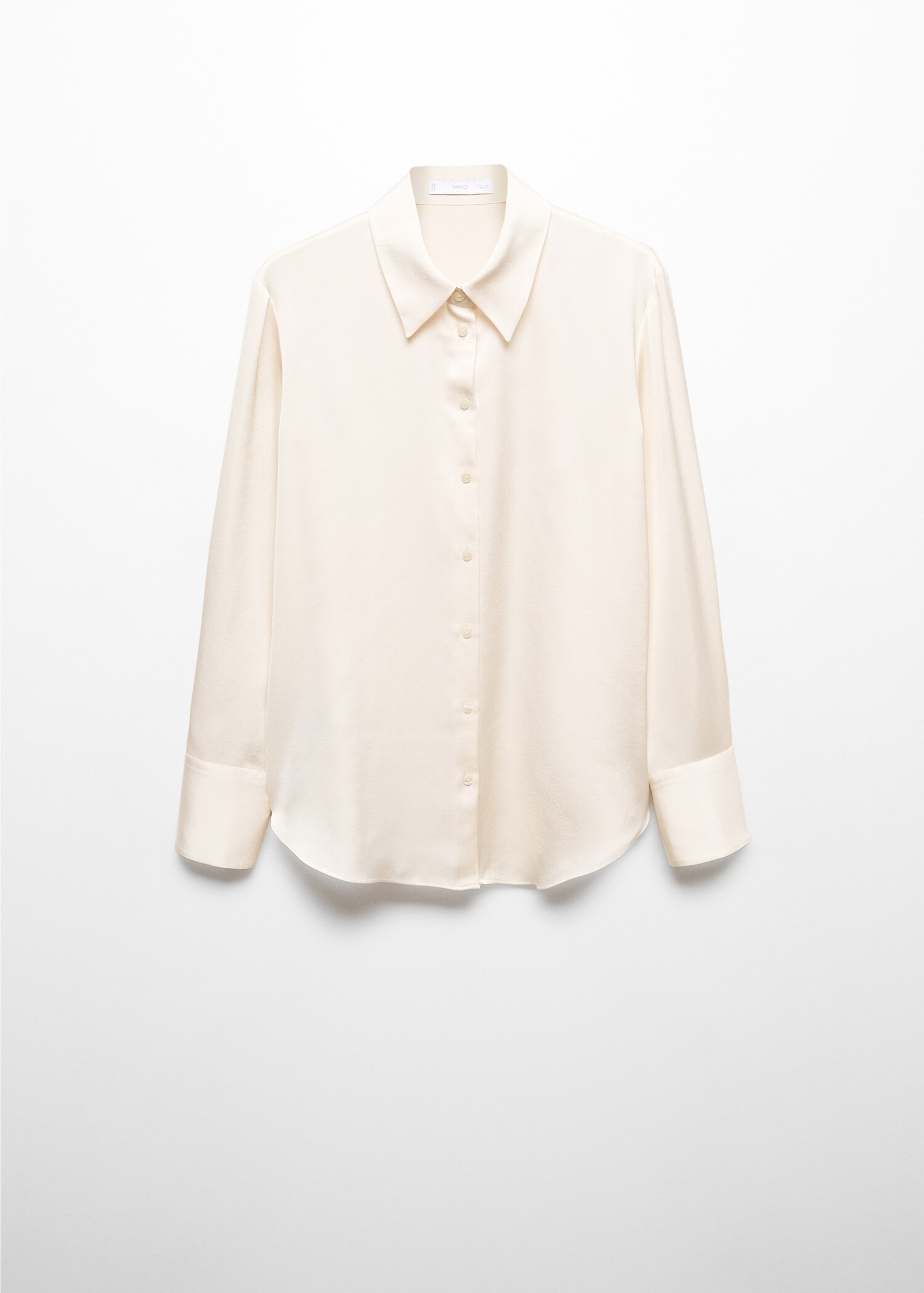 Satin finish flowy shirt - Article without model