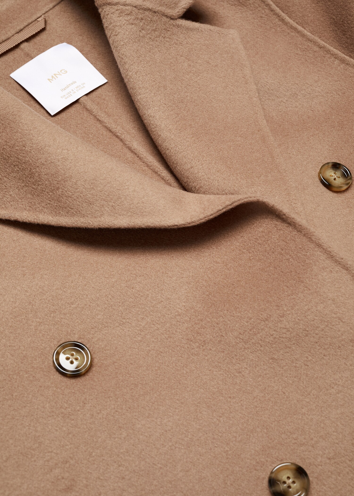 Wollen handmade oversized jas - Detail van het artikel 8