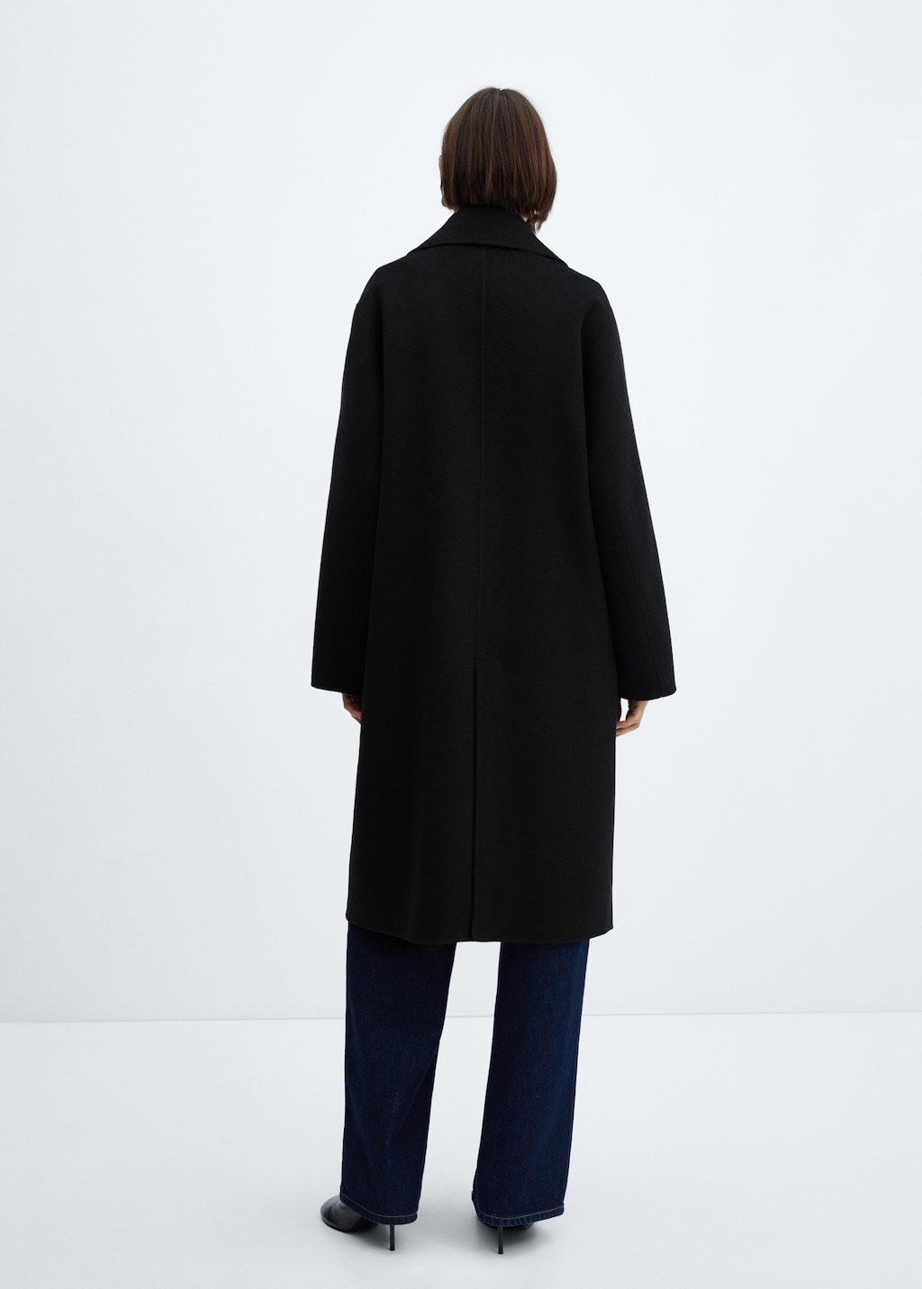 Handmade oversized wool coat - Women | MANGO OUTLET USA