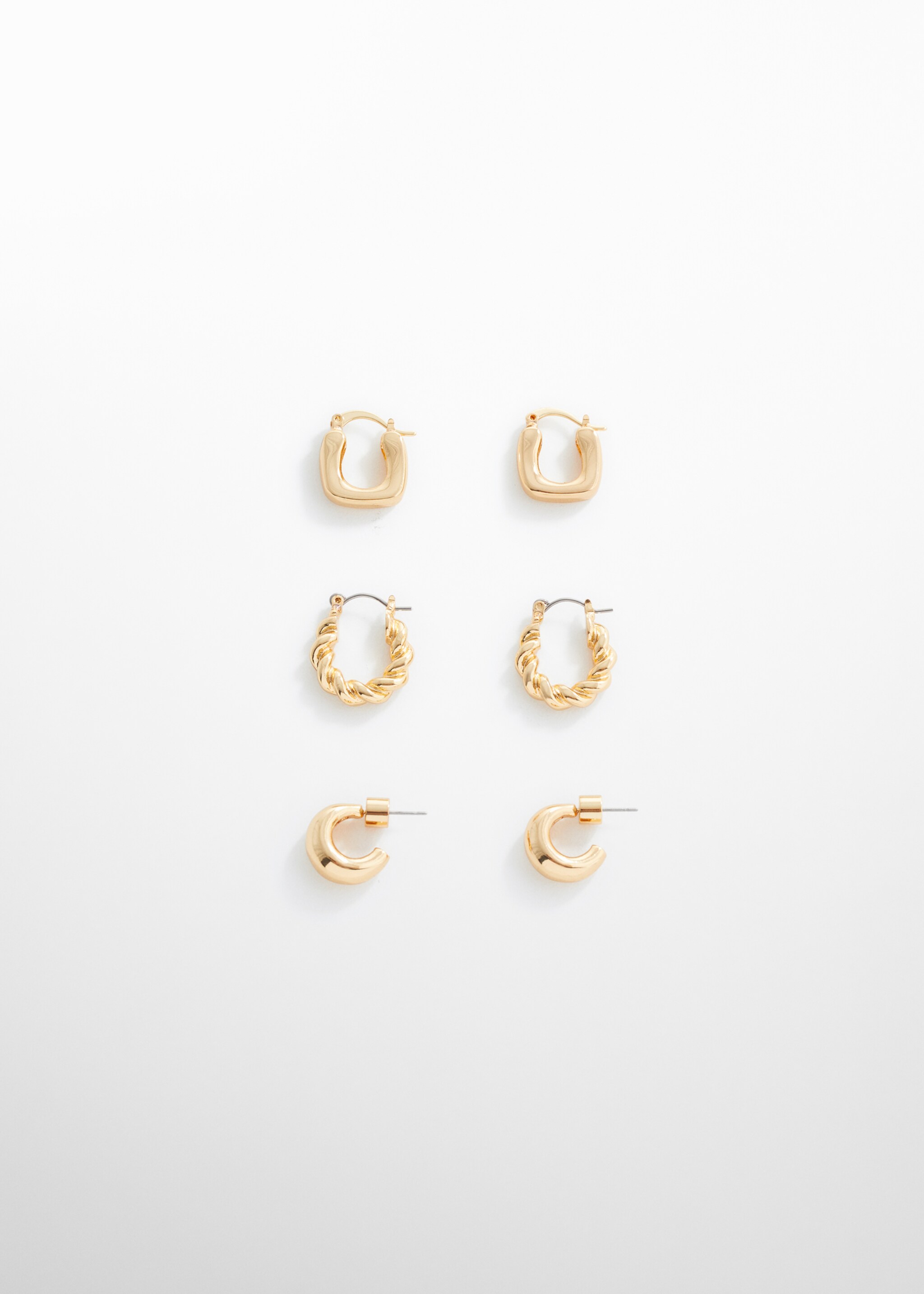 Set of hoop earrings - Article without model