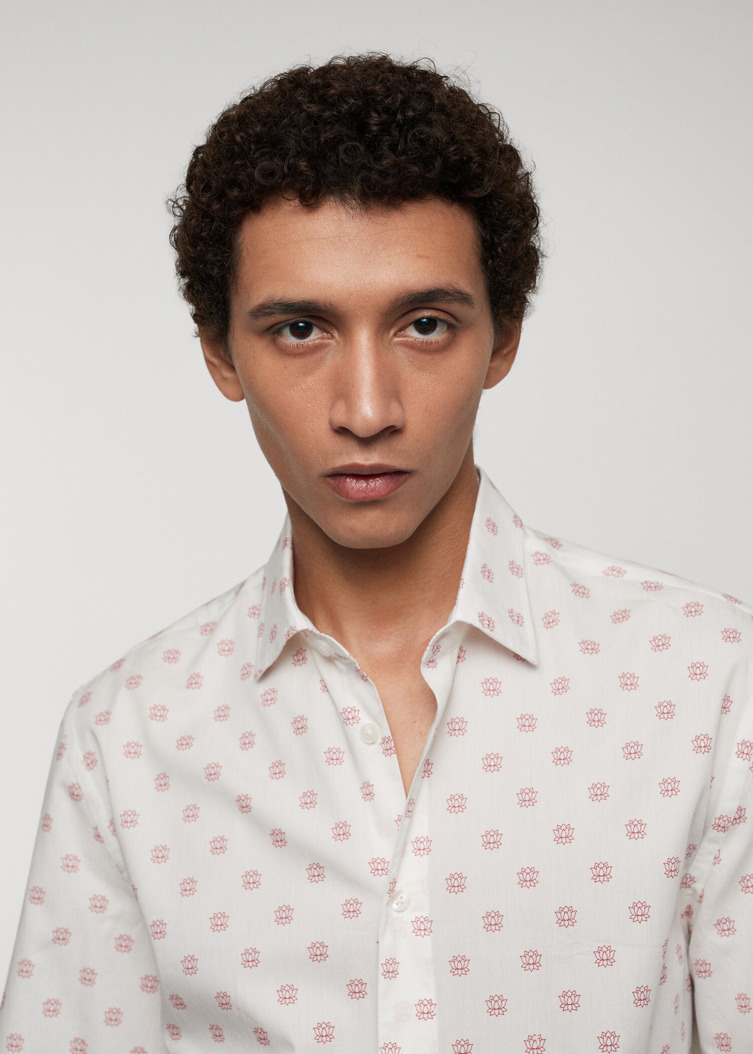100% cotton printed shirt - Details of the article 1