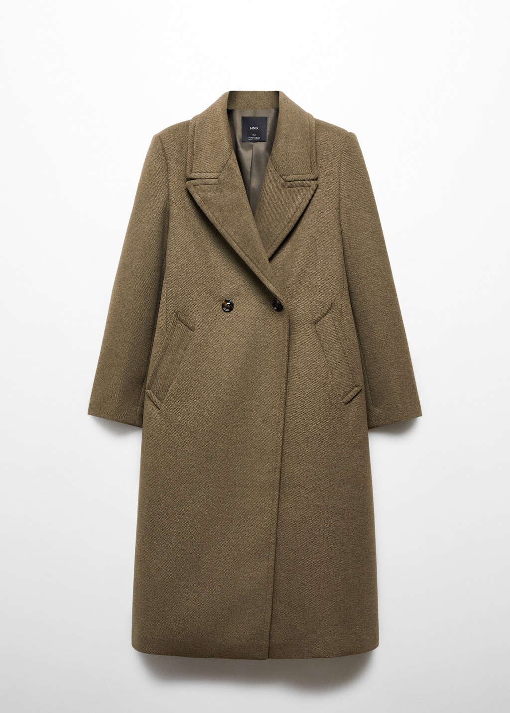 Lapels wool coat - Women | MANGO OUTLET USA