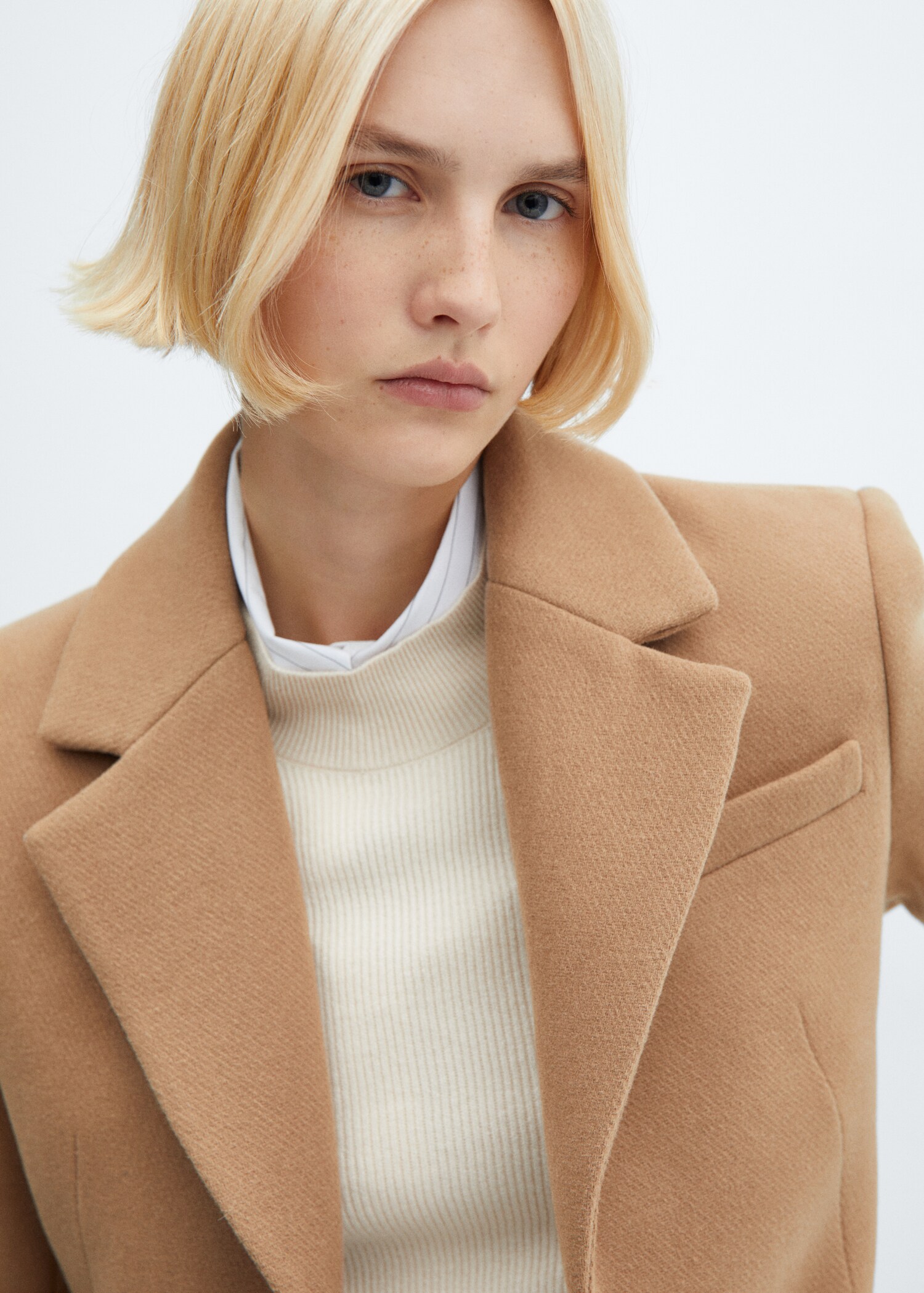 Manteau laine ajusté - Détail de l'article 1
