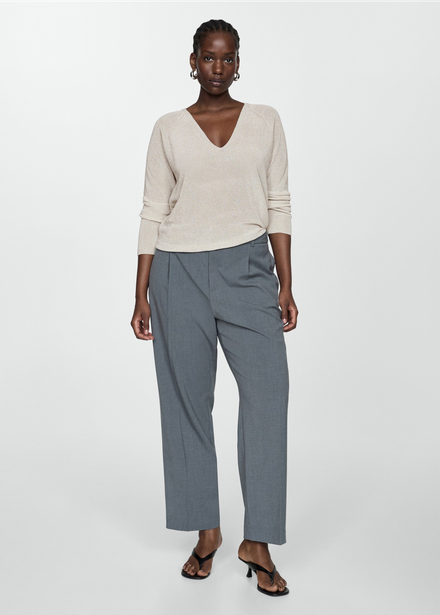 Pull-over Lurex col V - Détail de l'article 3