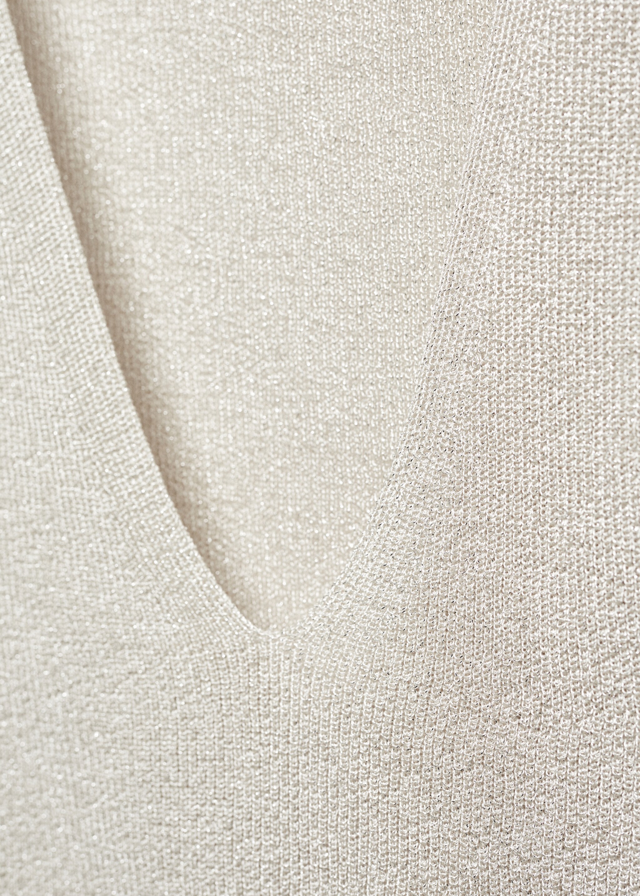 V-neck lurex sweater - Details of the article 8
