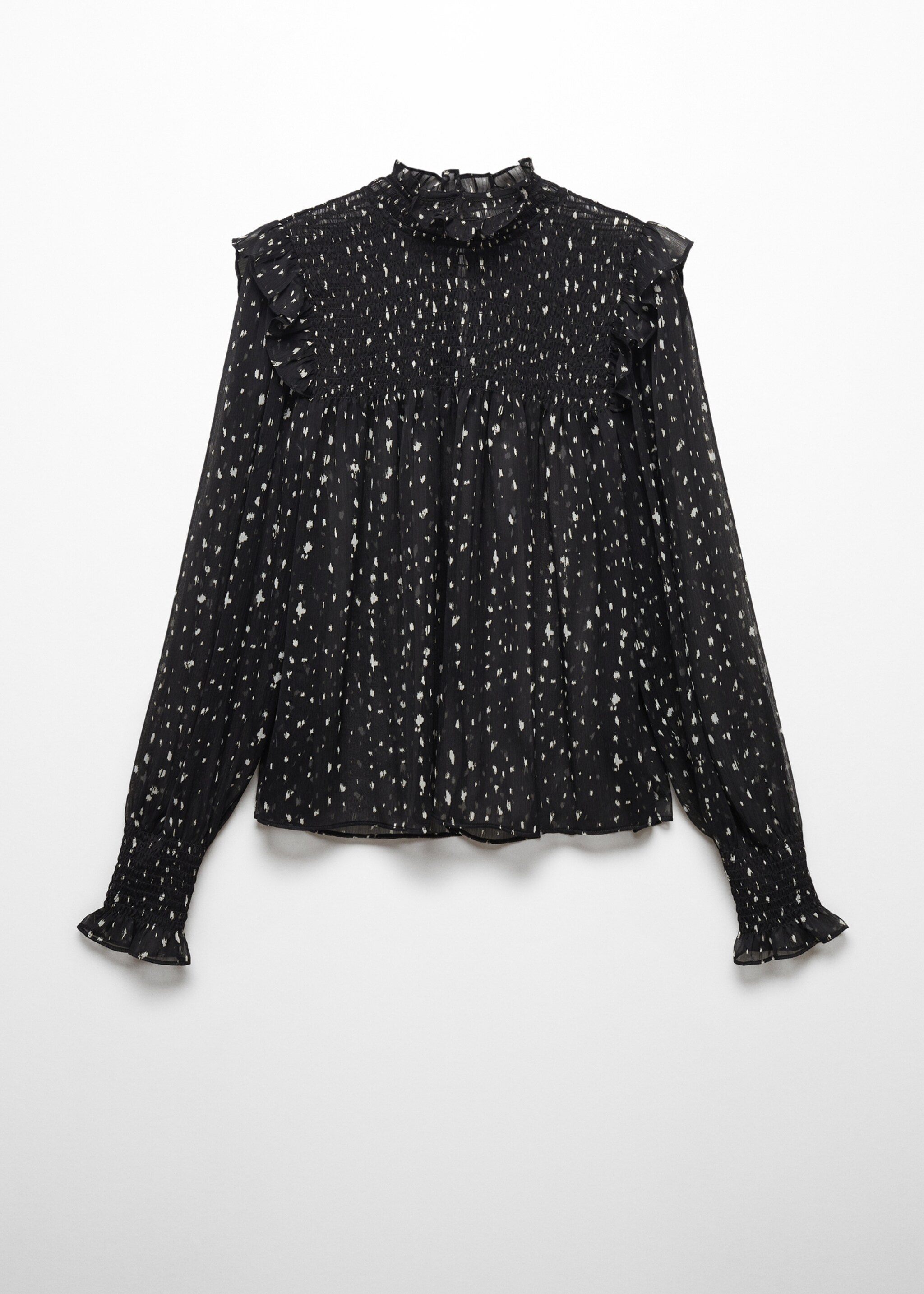 Ruffles printed blouse - Article without model