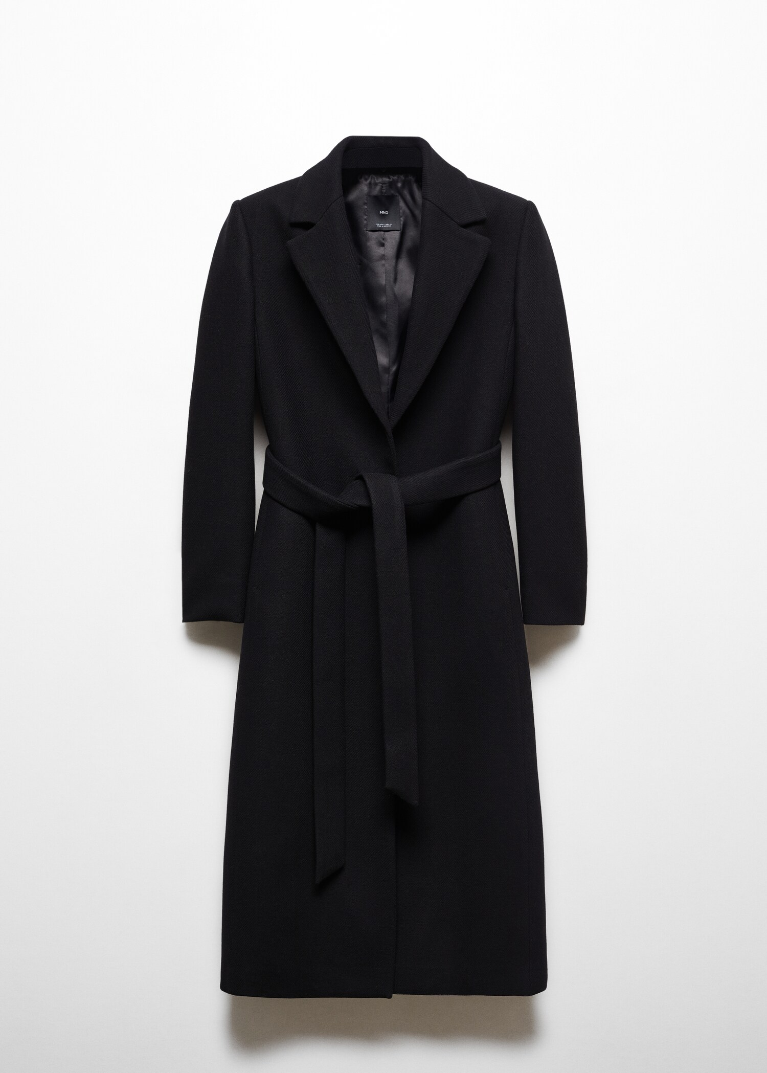 Manteau laine Manteco col imitation fourrure amovible - Détail de l'article 8