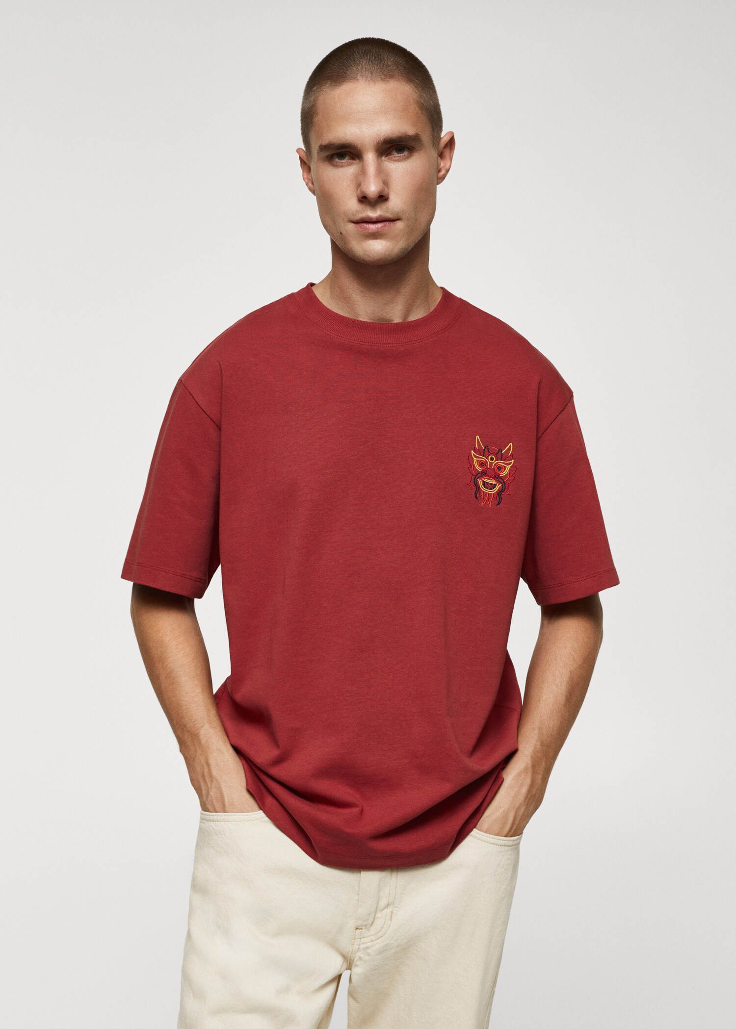 100% cotton printed t-shirt - Medium plane