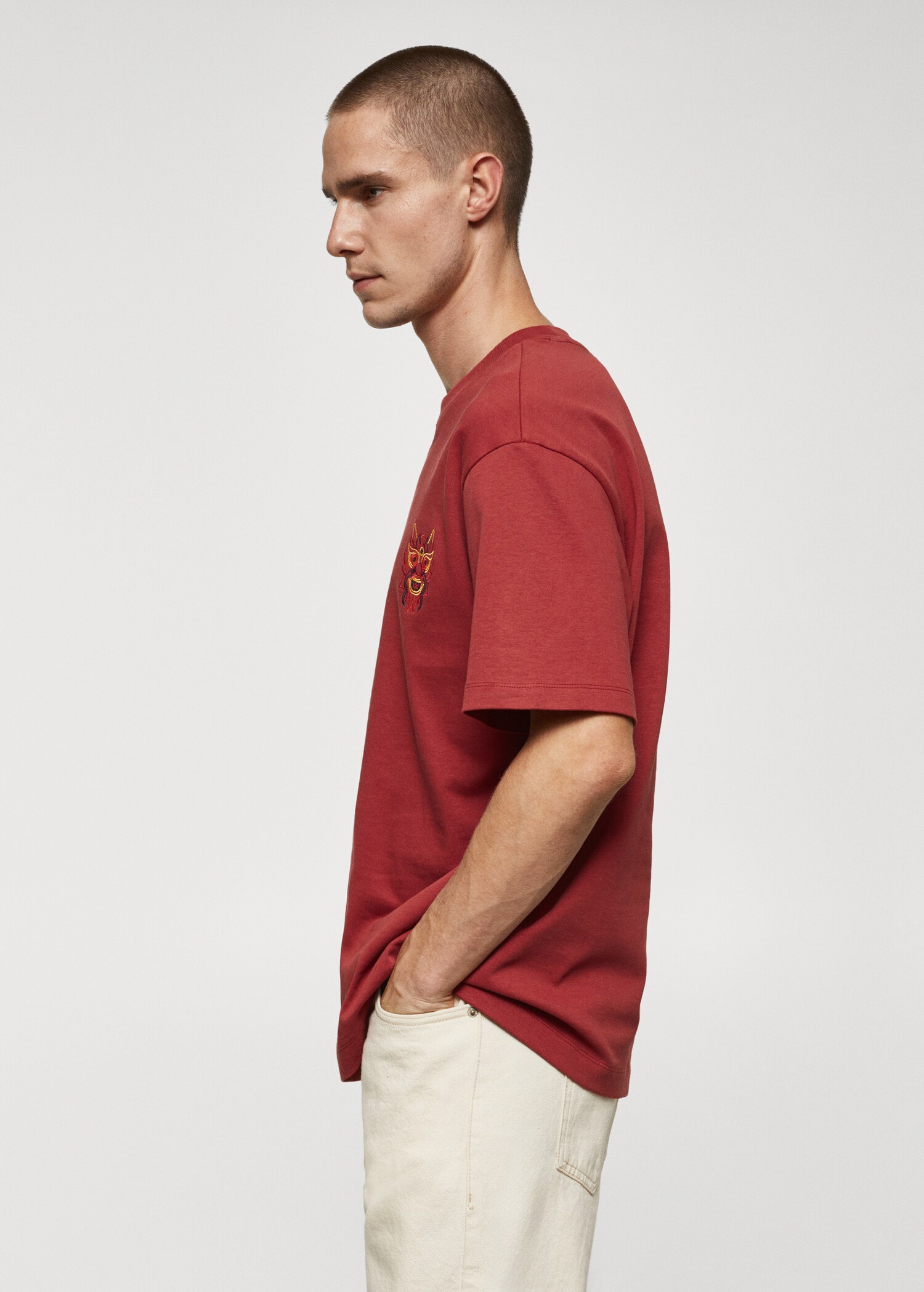 100% cotton printed t-shirt - Details of the article 2