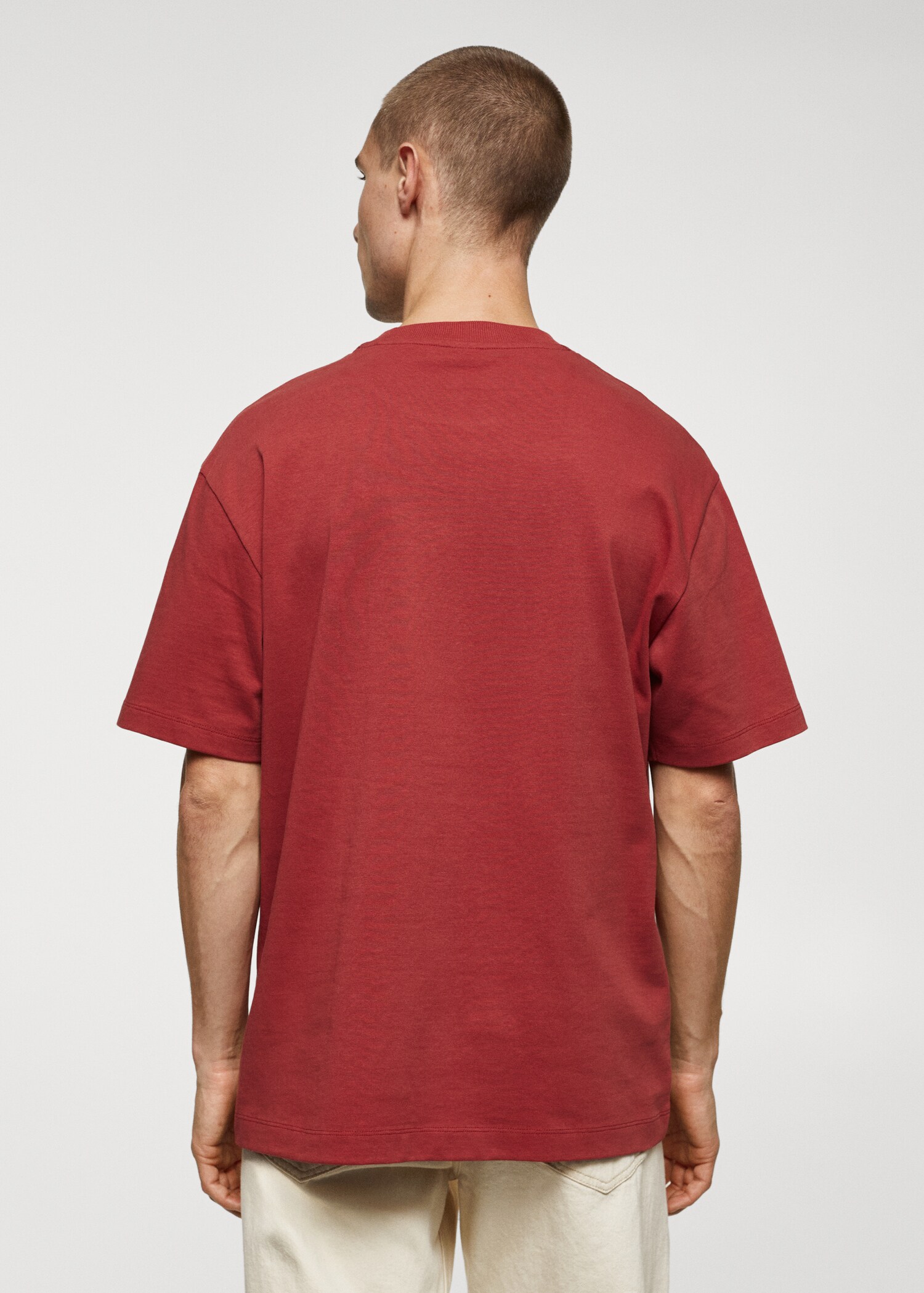 100% cotton printed t-shirt - Reverse of the article