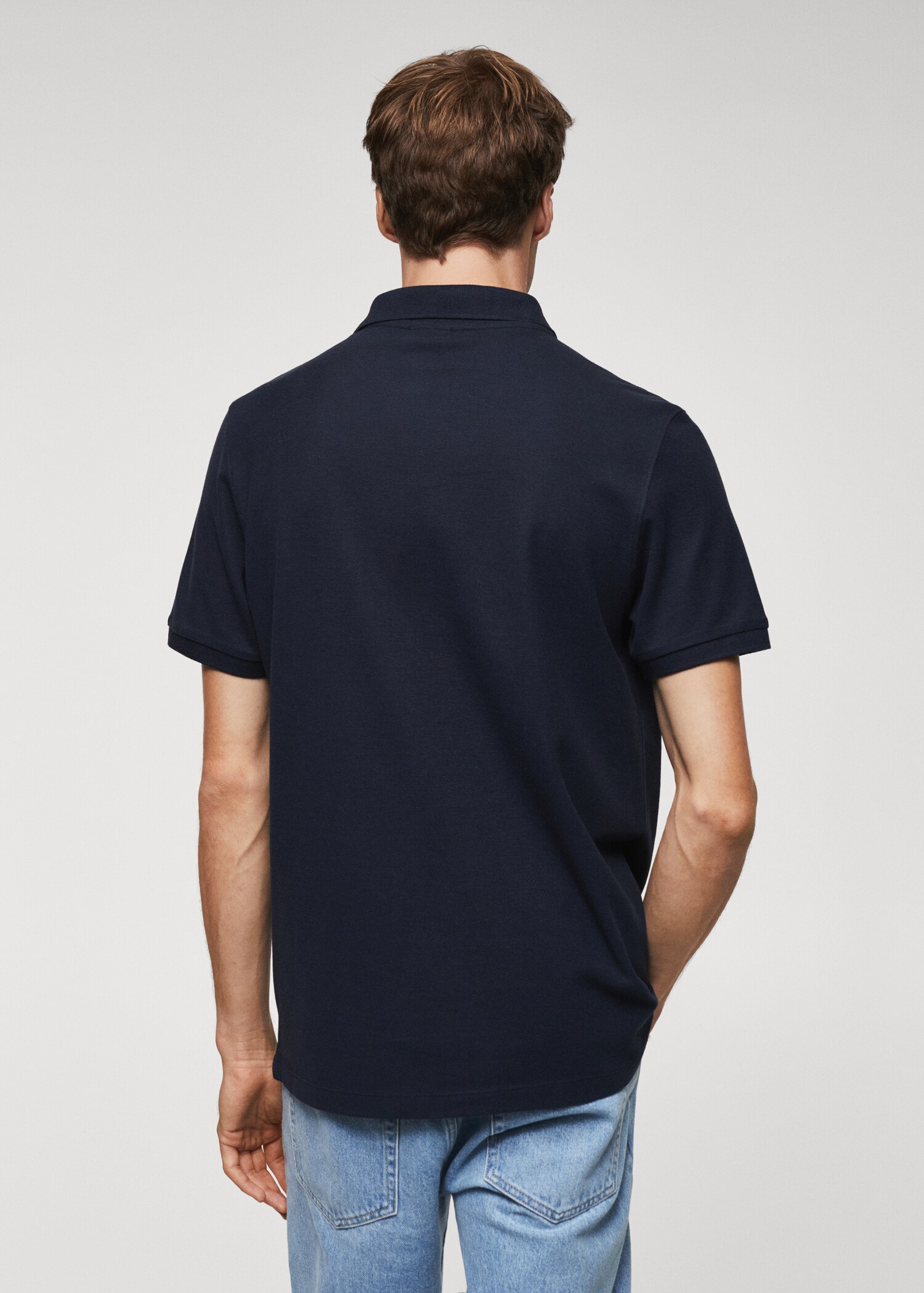 Polo algodón logo - Reverso del artículo