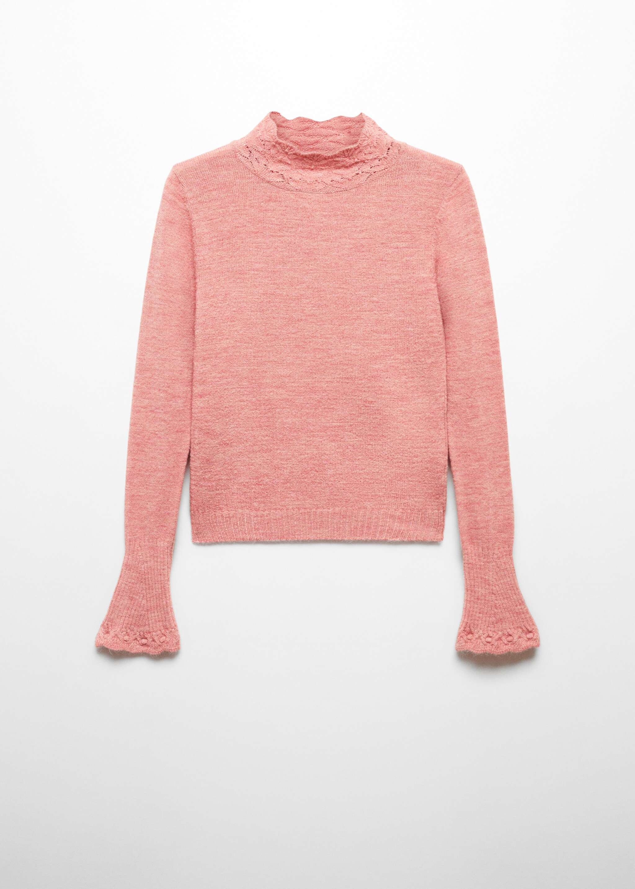 Knitted cropped sweater - Article without model