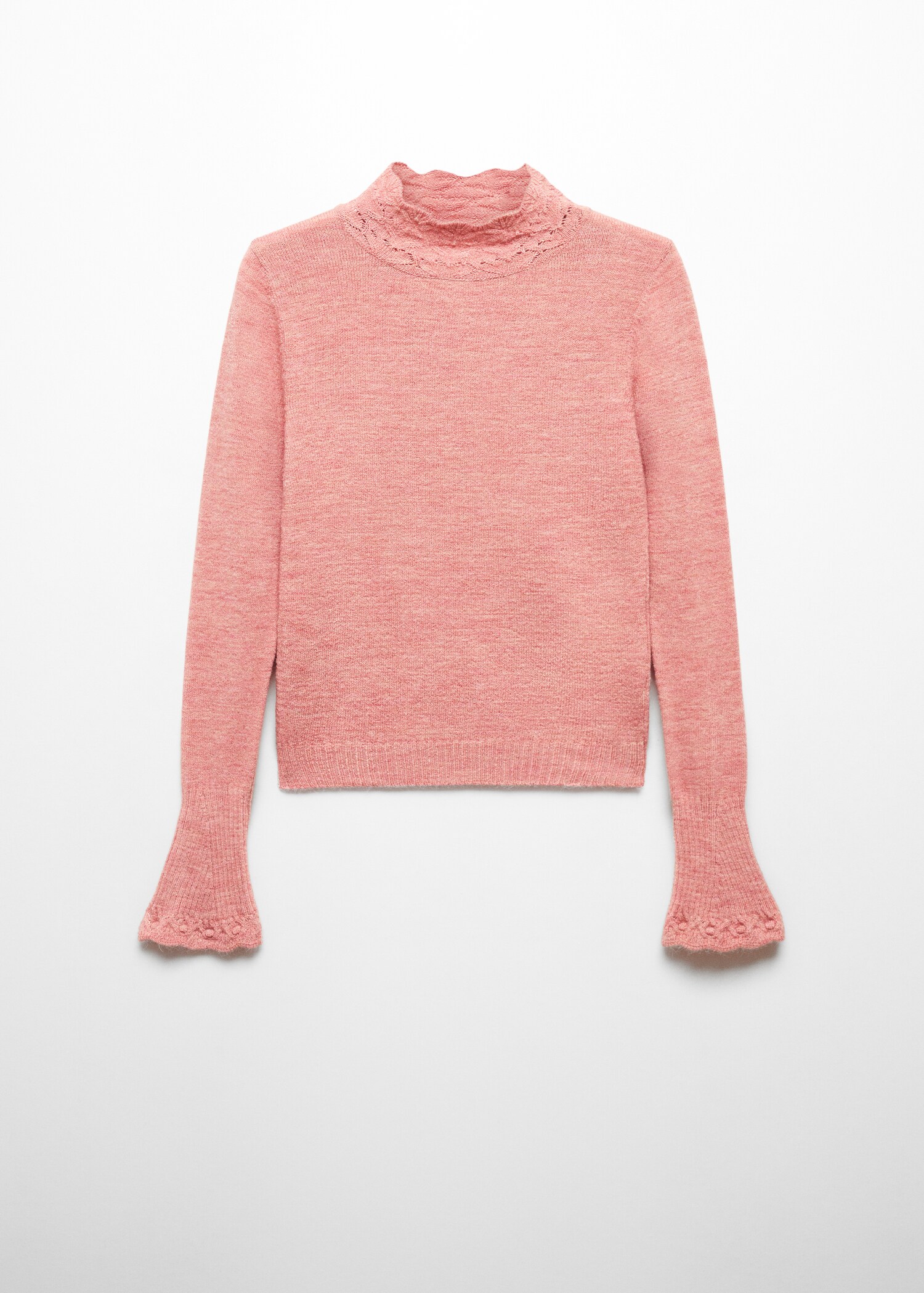 Knitted cropped sweater - Article without model