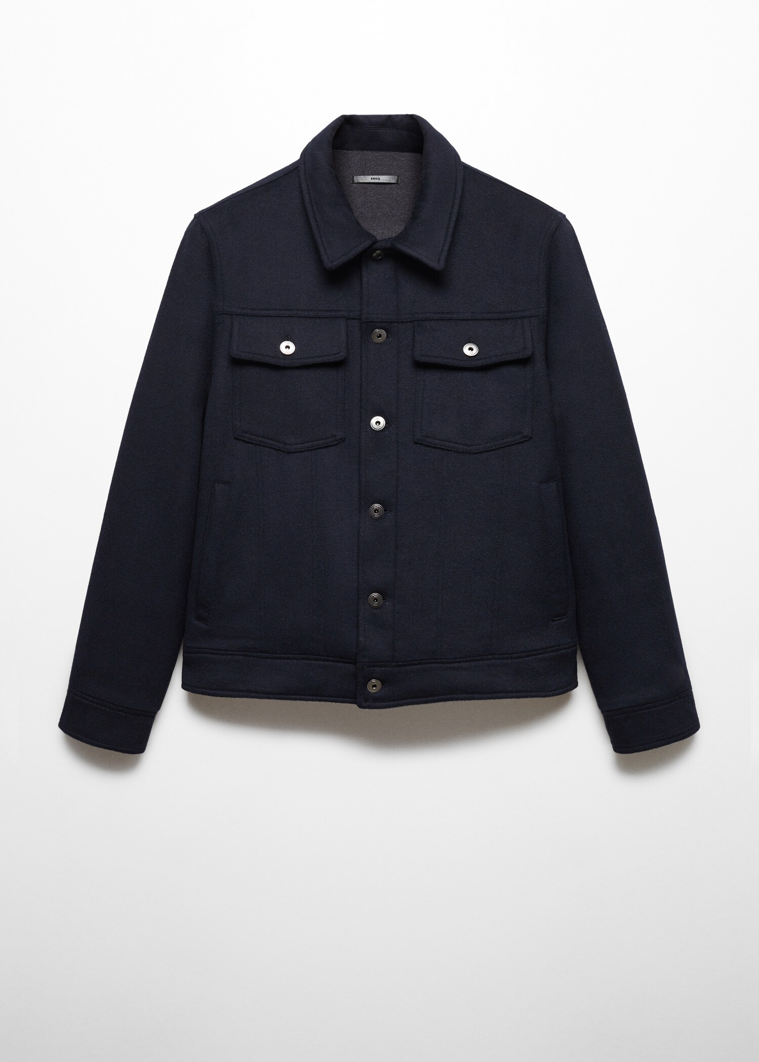 Wool jacket with pockets - Article without model