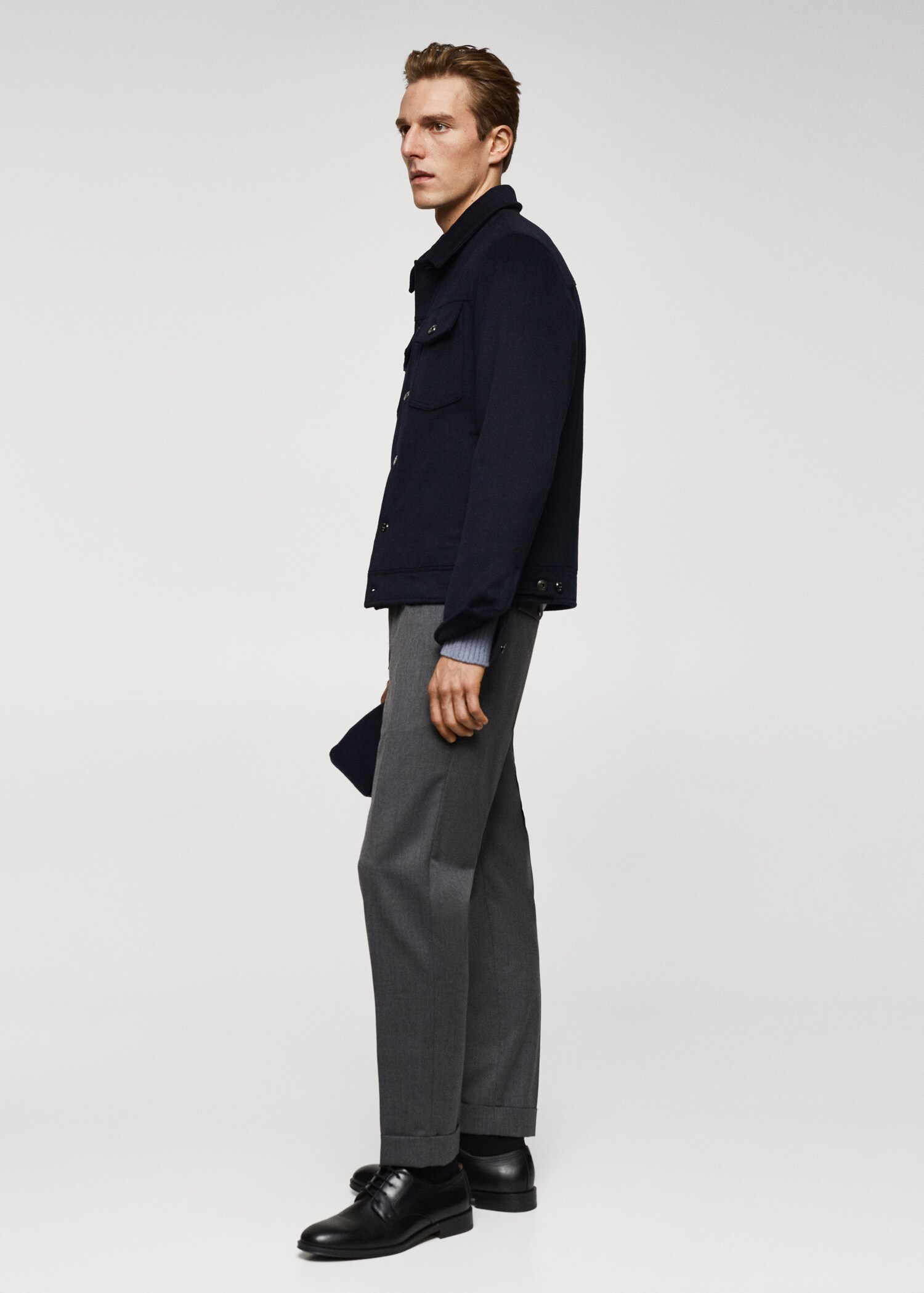 Wool jacket with pockets - Details of the article 2