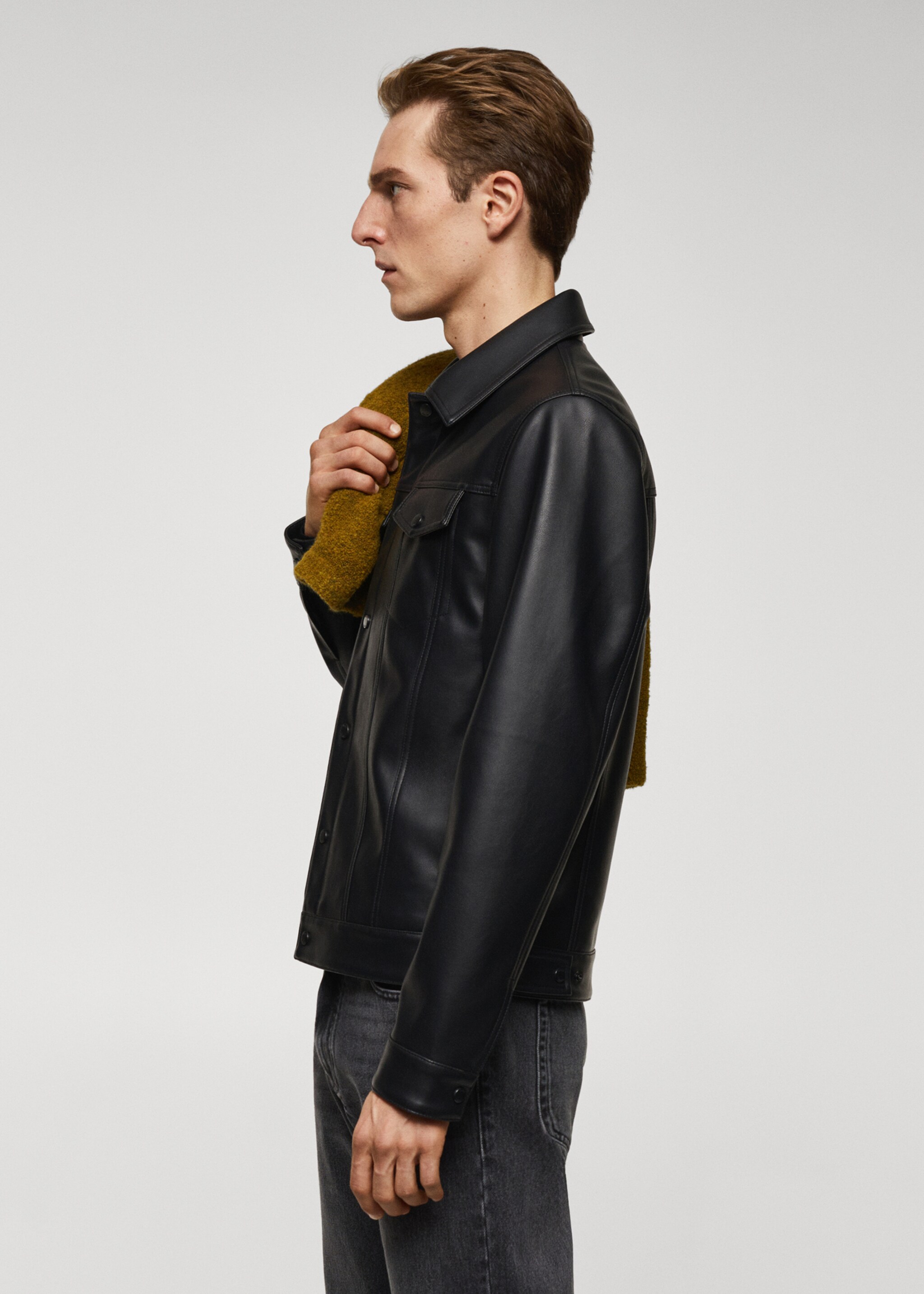 Veste simili-cuir poches - Détail de l'article 2