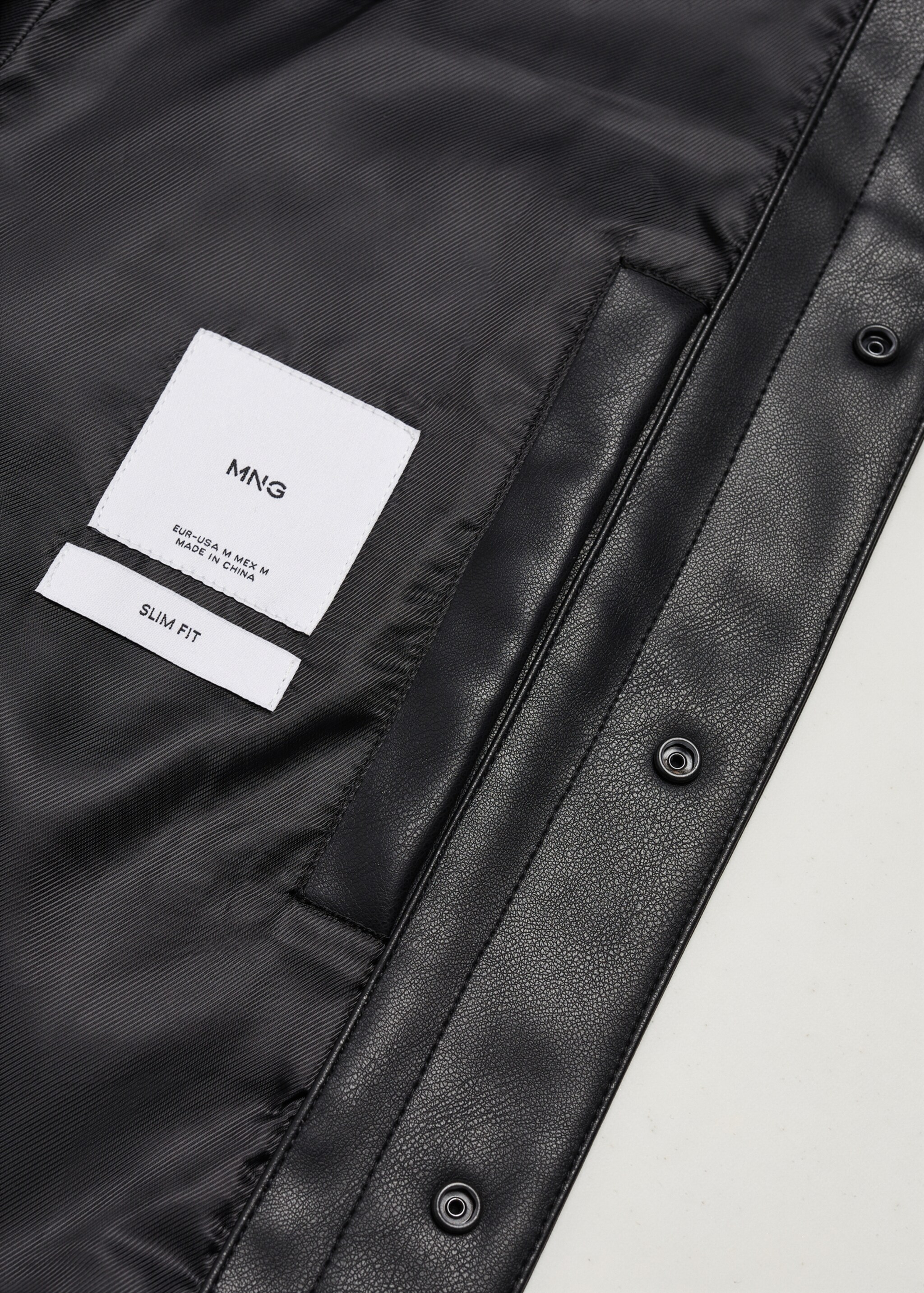 Veste simili-cuir poches - Détail de l'article 8