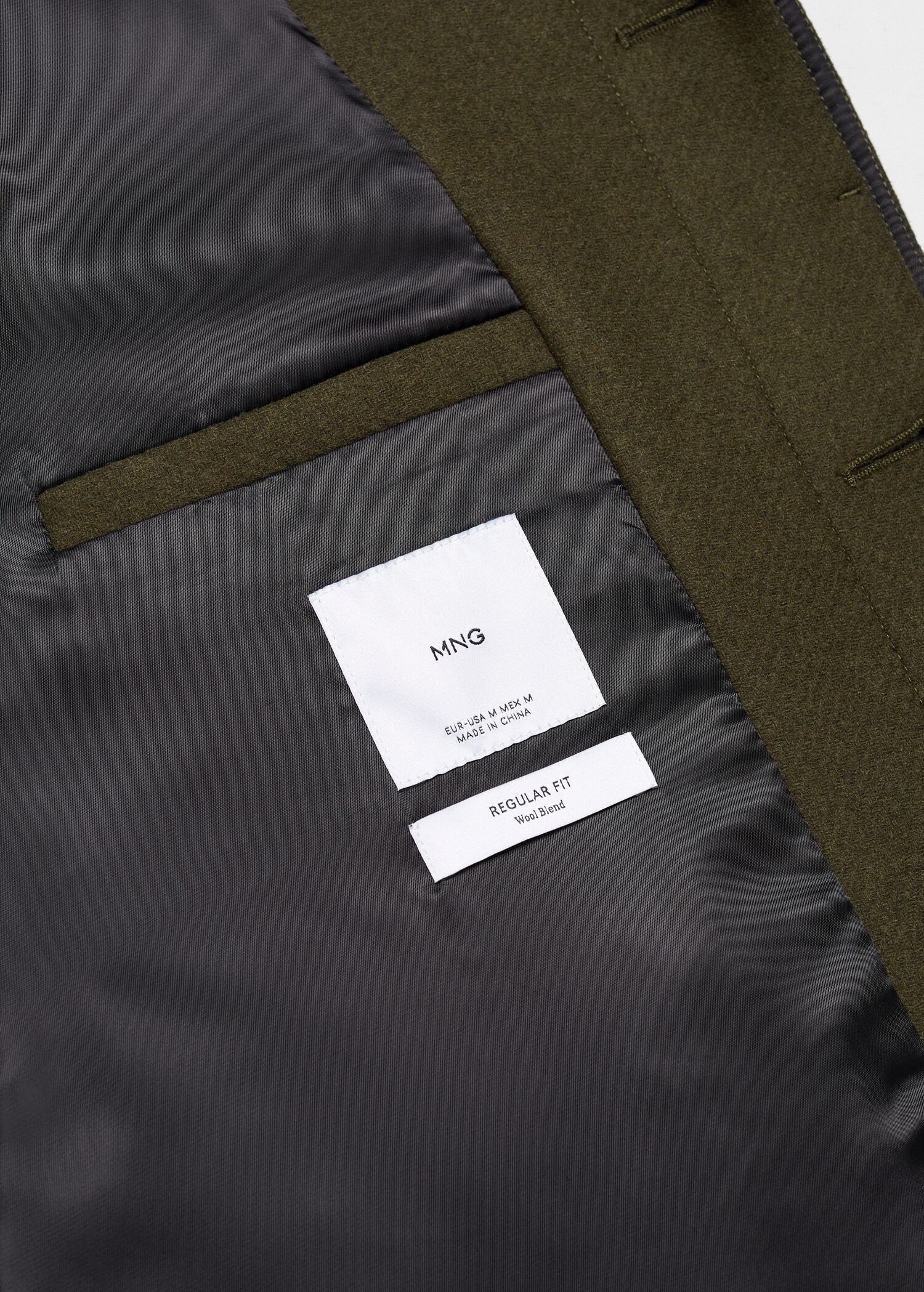 Regular fit wool coat - Details of the article 8