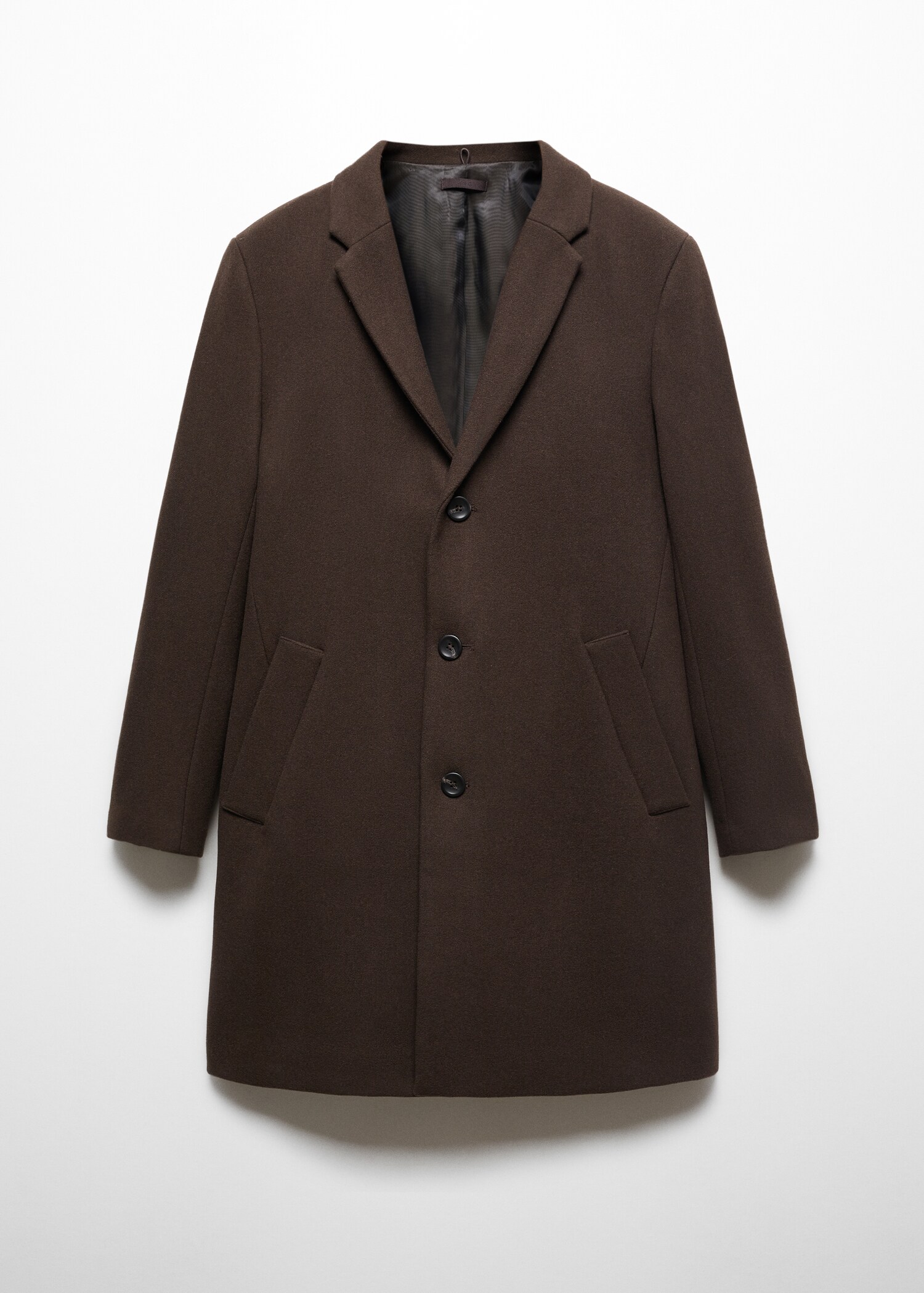Wool coat with detachable collar - Details of the article 8