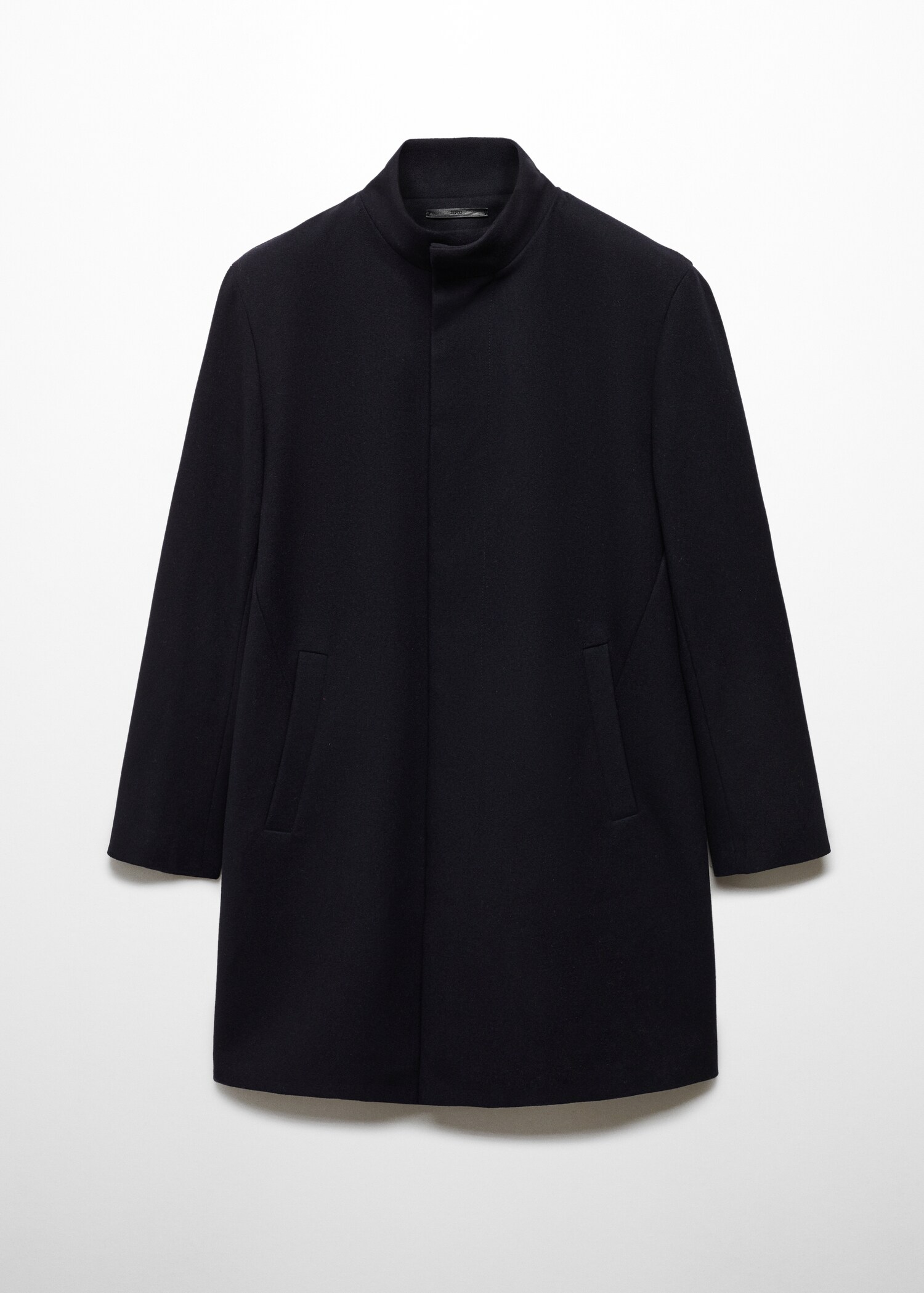 Wool funnel neck coat - Article without model