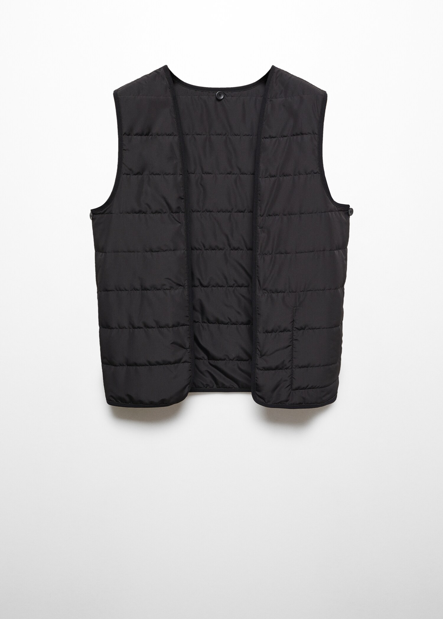 Wool funnel neck coat - Details of the article 8